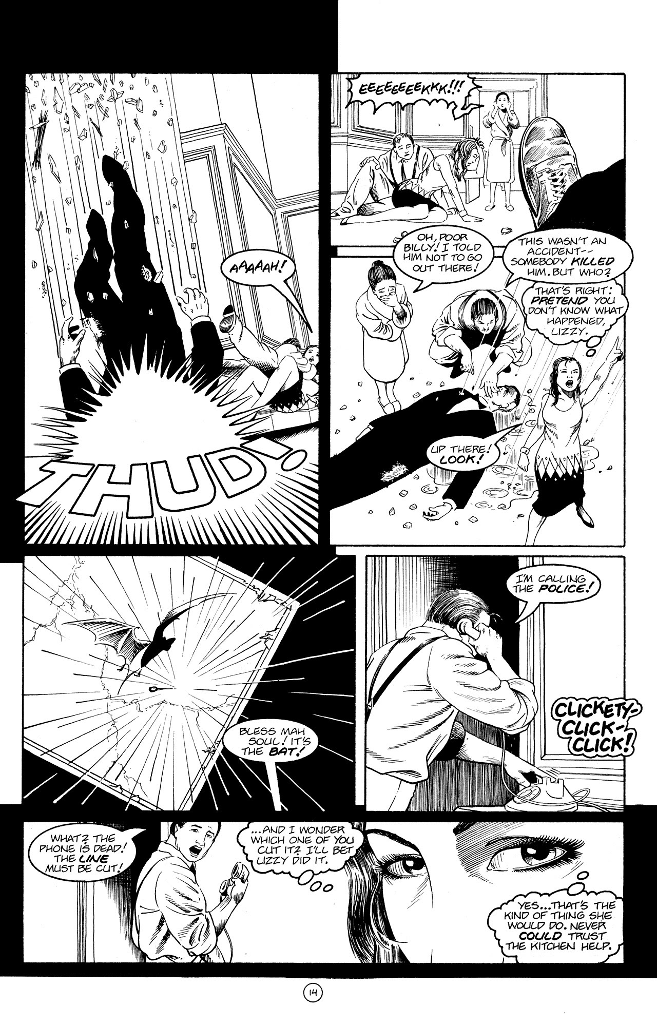 Read online Mary Roberts Rinehart's The Bat comic -  Issue # Full - 16