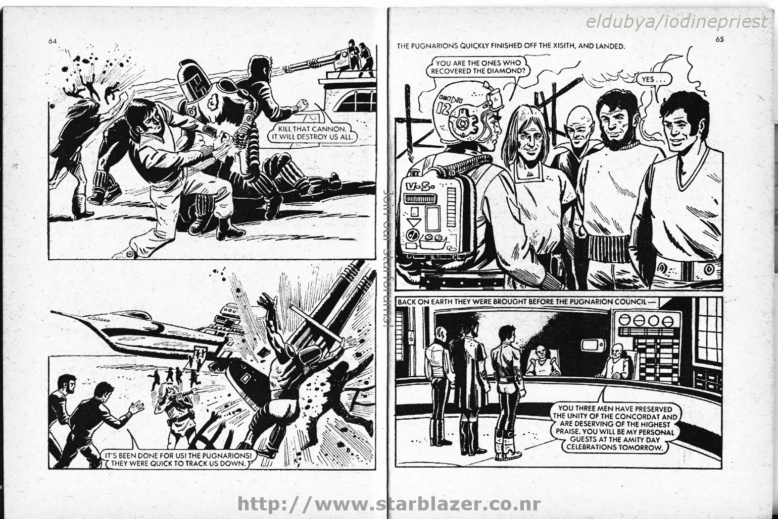 Read online Starblazer comic -  Issue #58 - 34