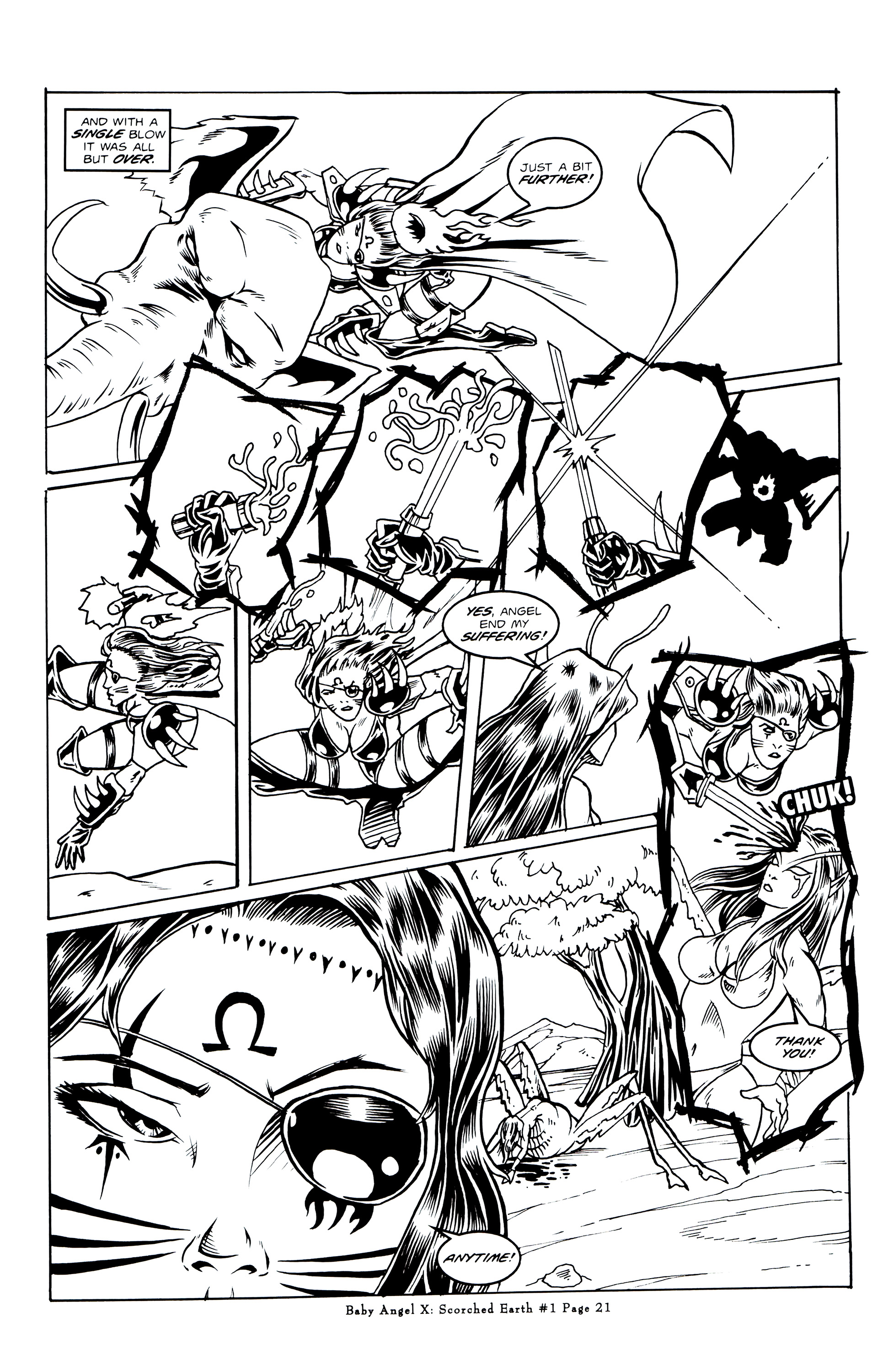 Read online Baby Angel X: Scorched Earth comic -  Issue #1 - 22