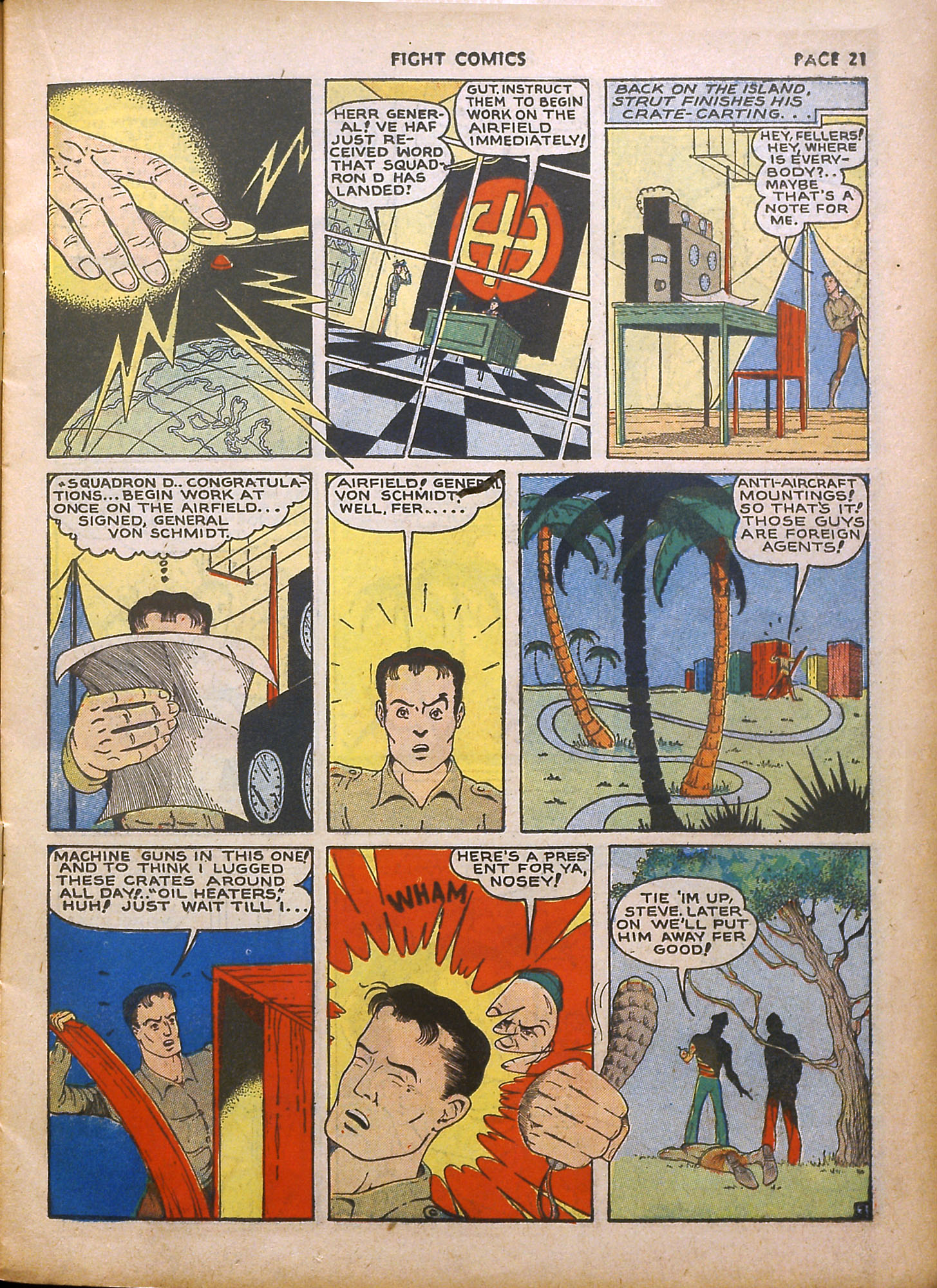 Read online Fight Comics comic -  Issue #14 - 23