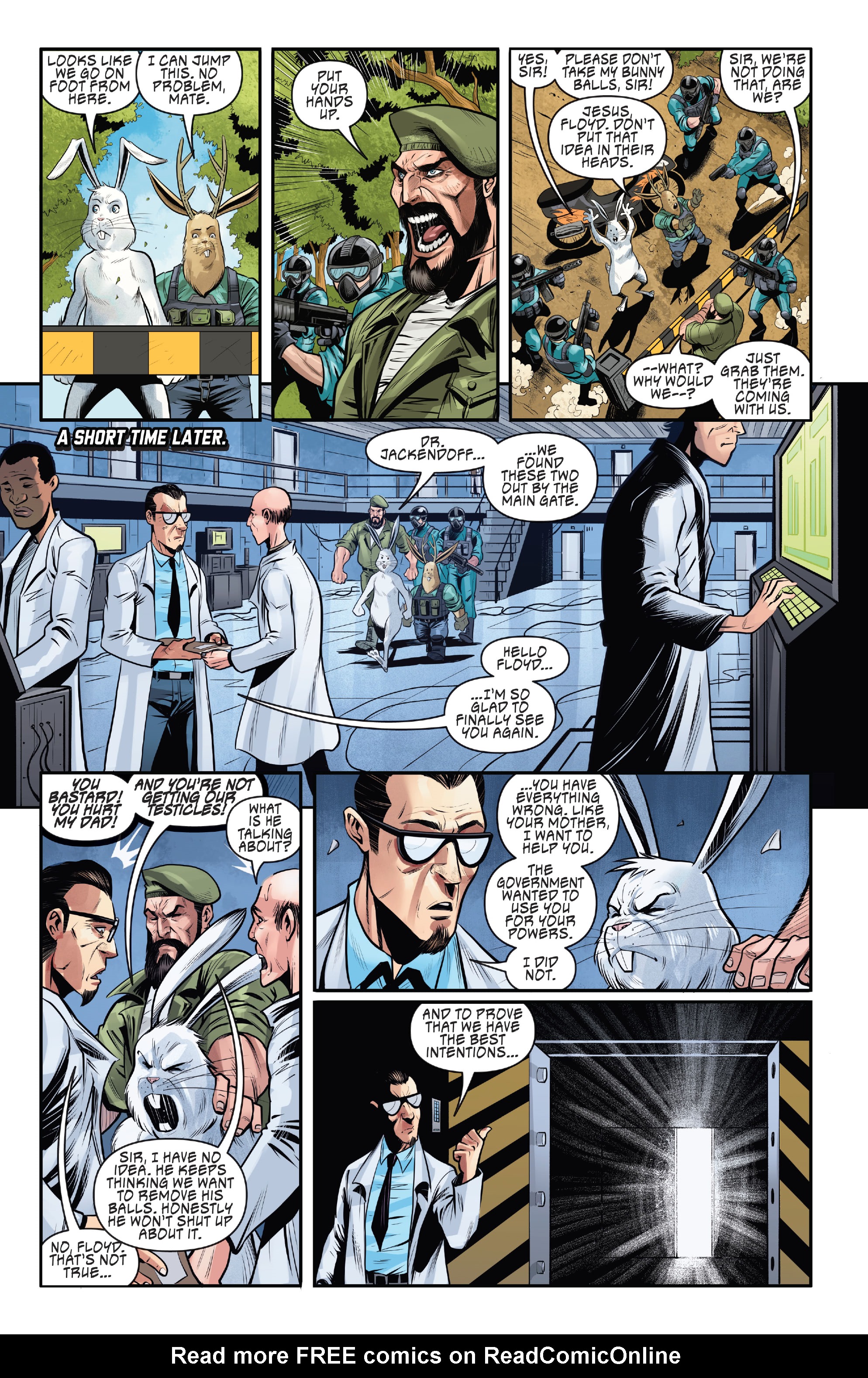 Read online Man Goat & the Bunnyman: Green Eggs & Blam comic -  Issue #2 - 21