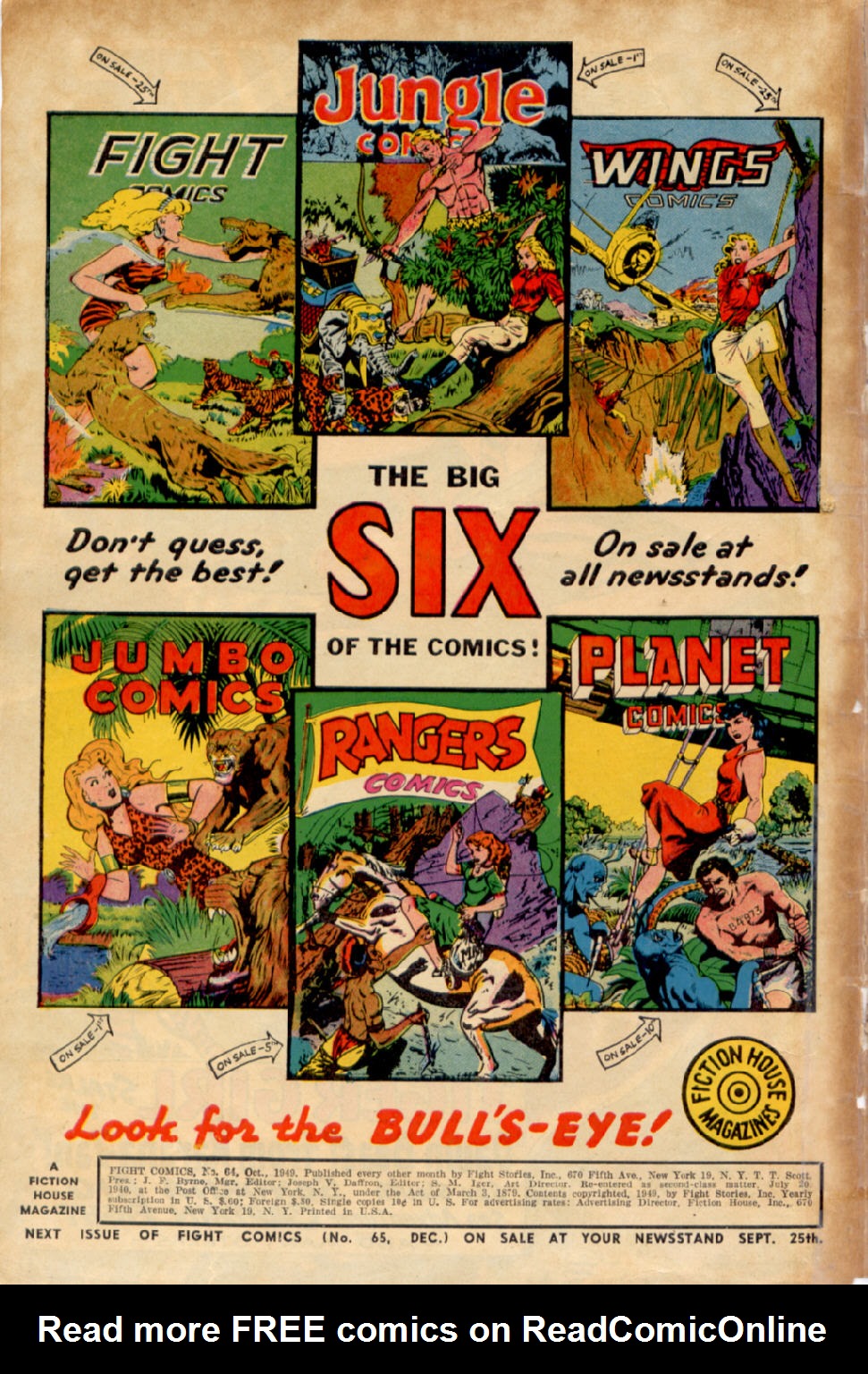 Read online Fight Comics comic -  Issue #64 - 2