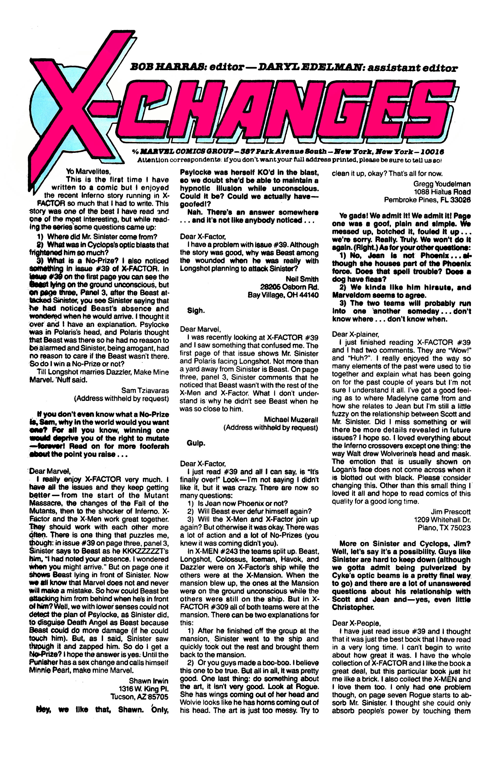 Read online X-Factor (1986) comic -  Issue #44 - 24