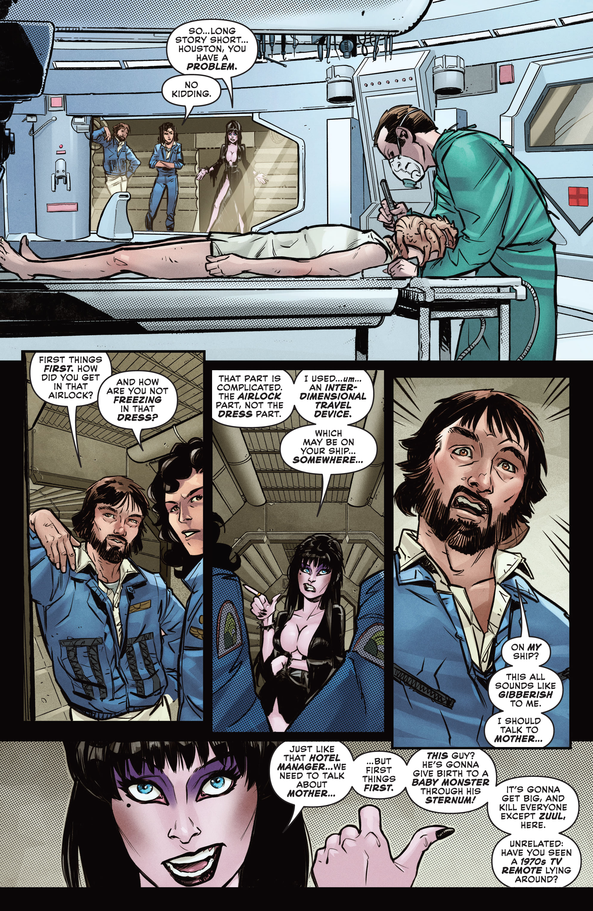 Read online Elvira in Horrorland comic -  Issue #3 - 8