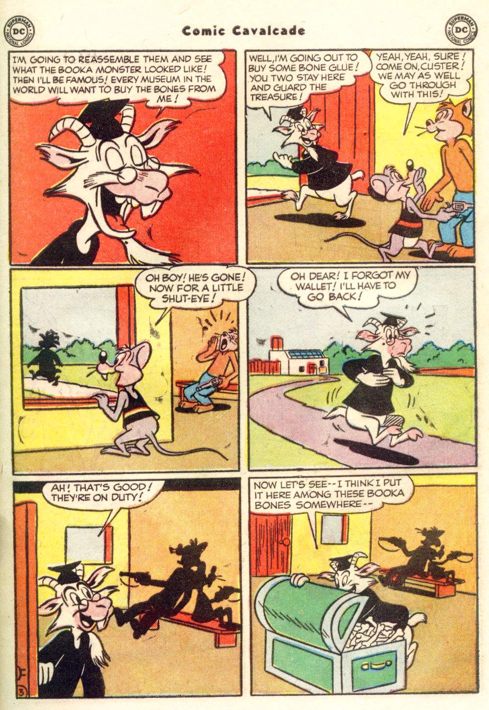 Read online Comic Cavalcade comic -  Issue #45 - 55