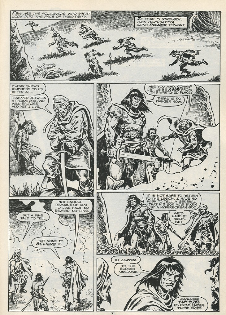 Read online The Savage Sword Of Conan comic -  Issue #178 - 53
