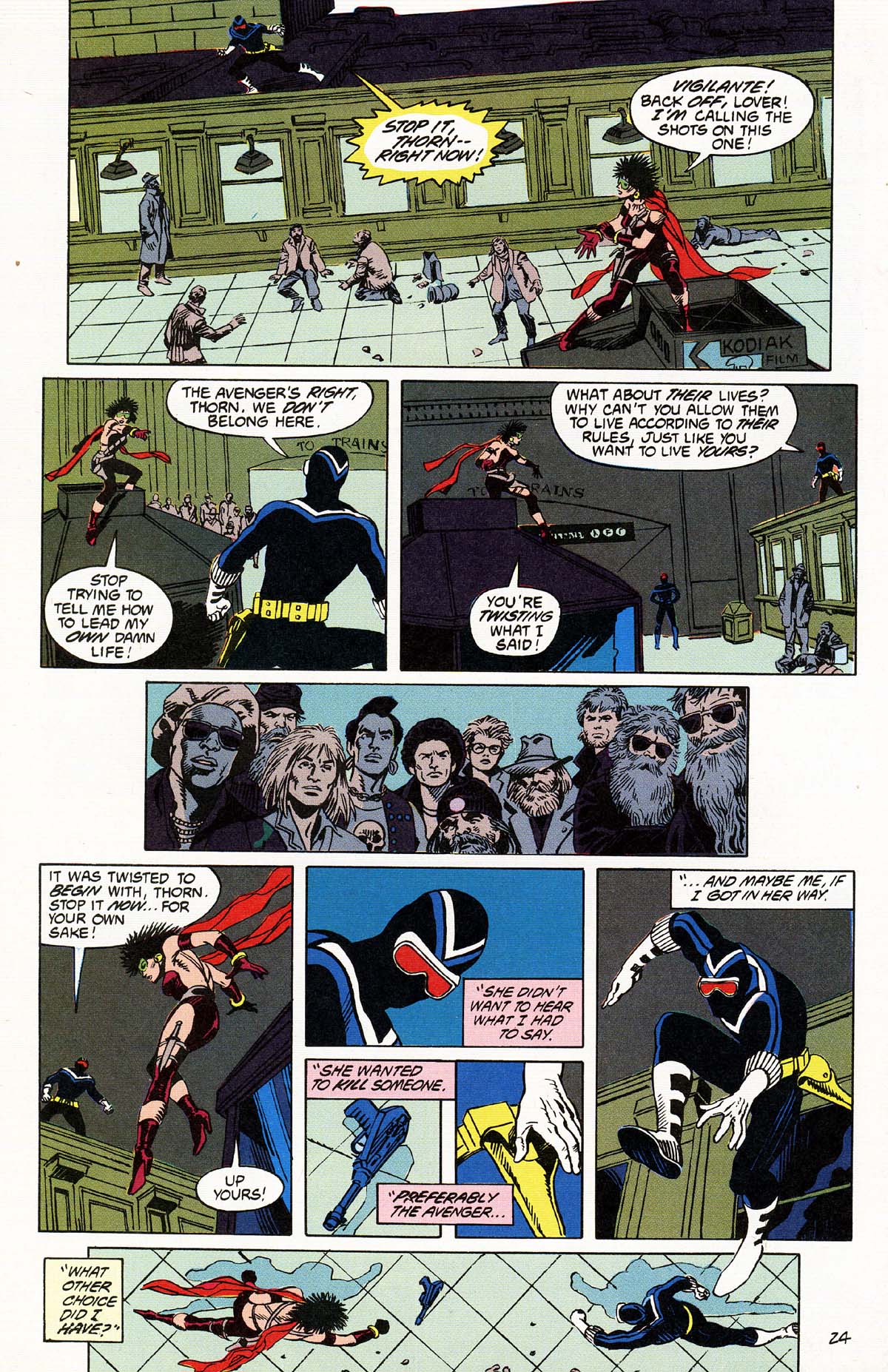 Read online Vigilante (1983) comic -  Issue #49 - 26
