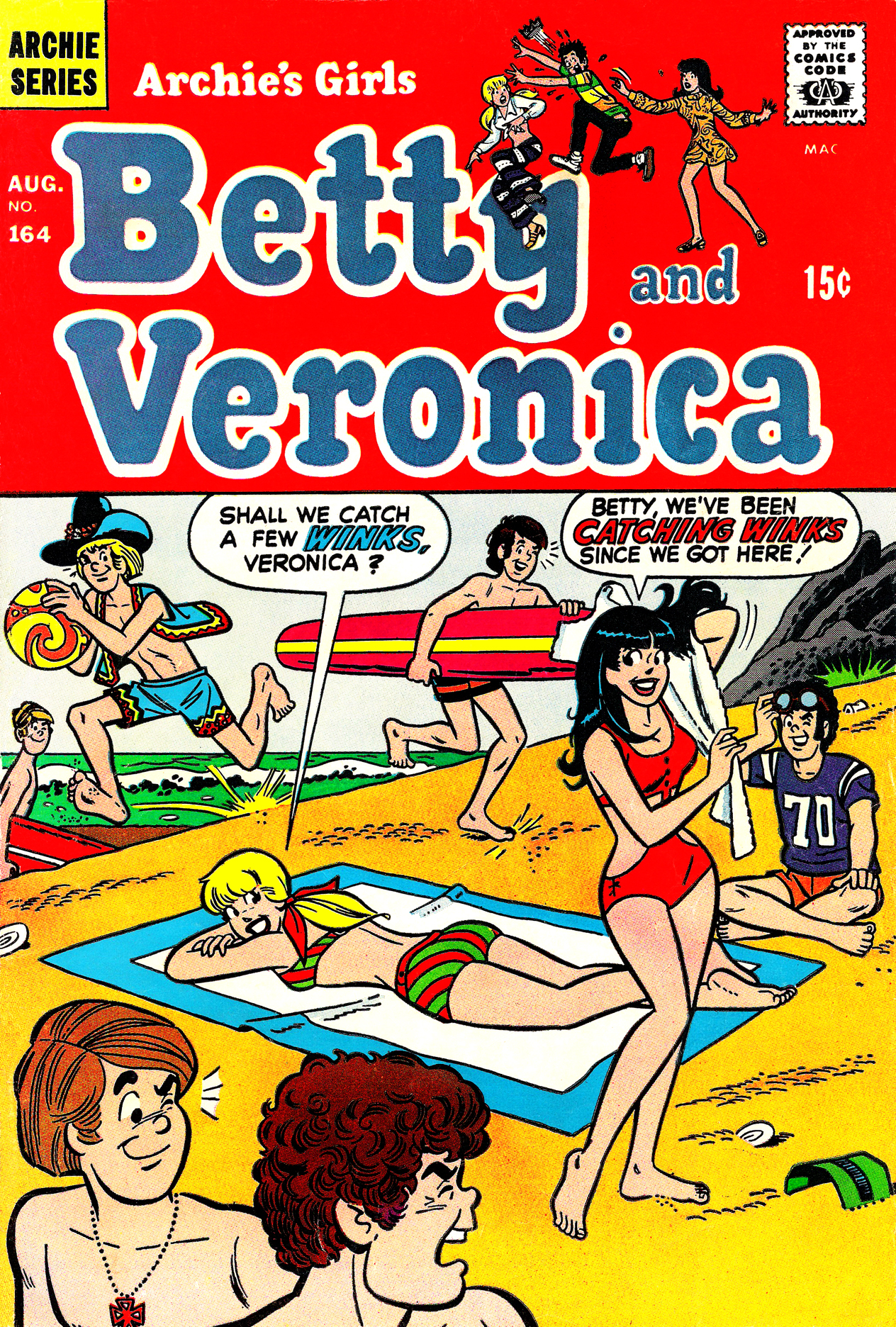 Read online Archie's Girls Betty and Veronica comic -  Issue #164 - 1