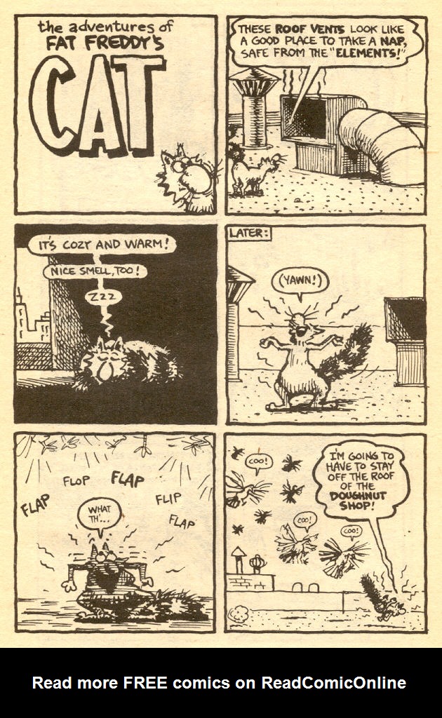 Read online Adventures of Fat Freddy's Cat comic -  Issue #3 - 19