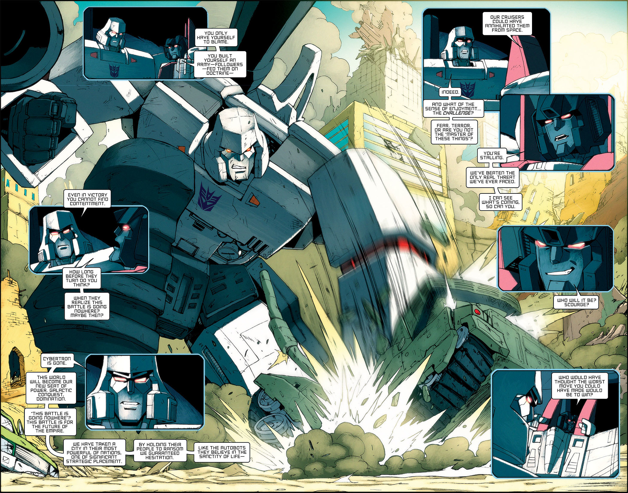 Read online The Transformers: All Hail Megatron comic -  Issue #6 - 22