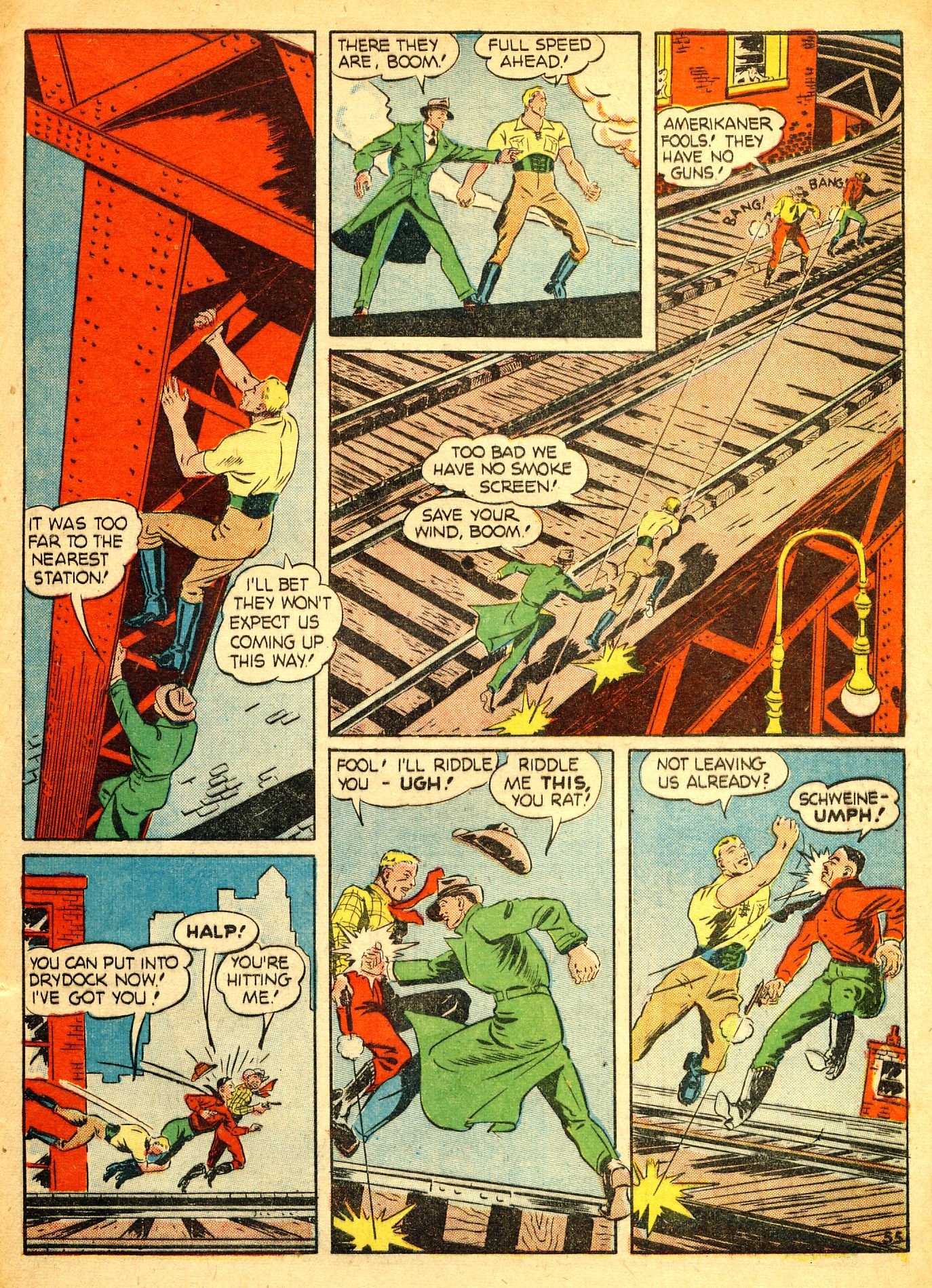 Read online Our Flag Comics comic -  Issue #2 - 56