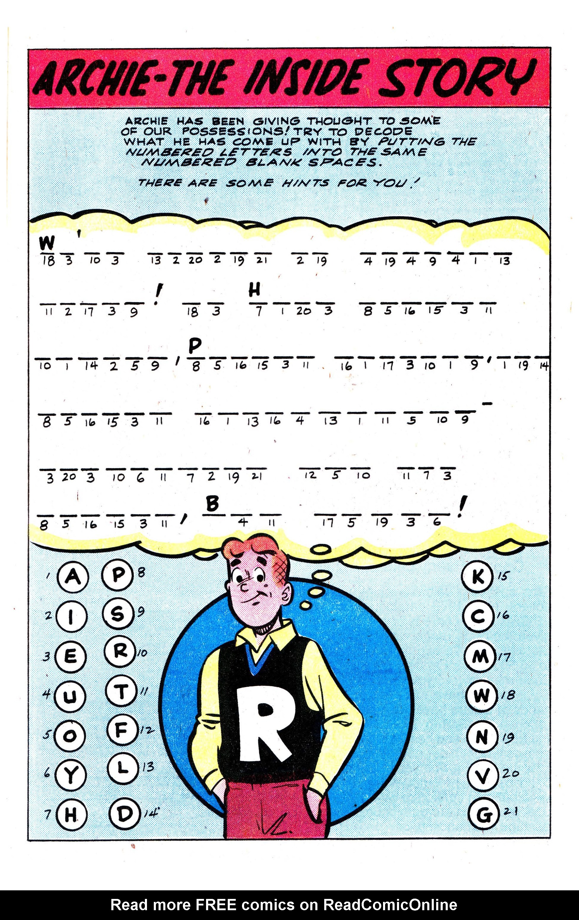 Read online Archie (1960) comic -  Issue #294 - 9