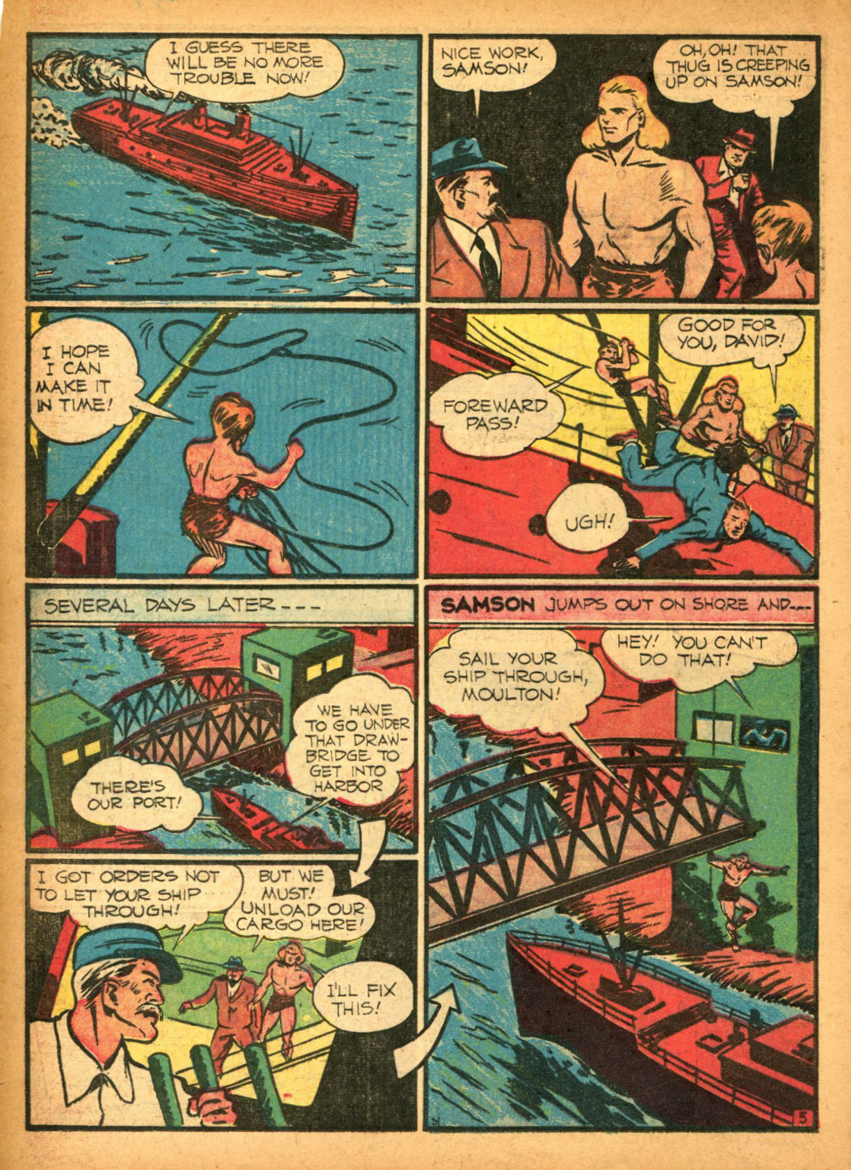Read online Samson (1940) comic -  Issue #2 - 40