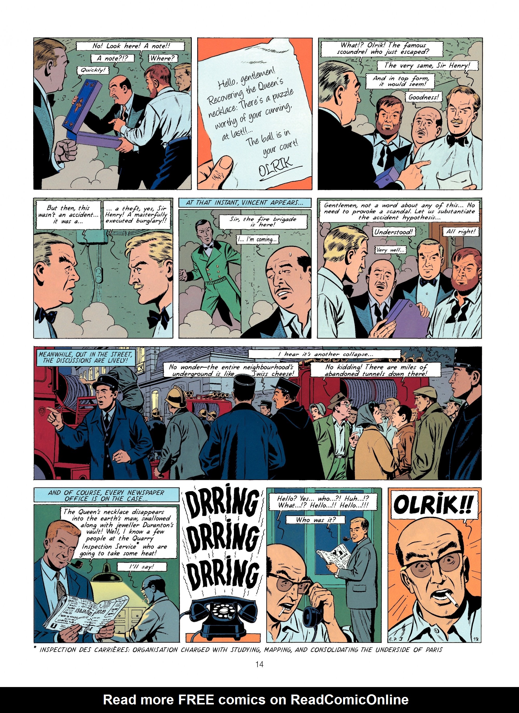 Read online Blake & Mortimer comic -  Issue #7 - 14