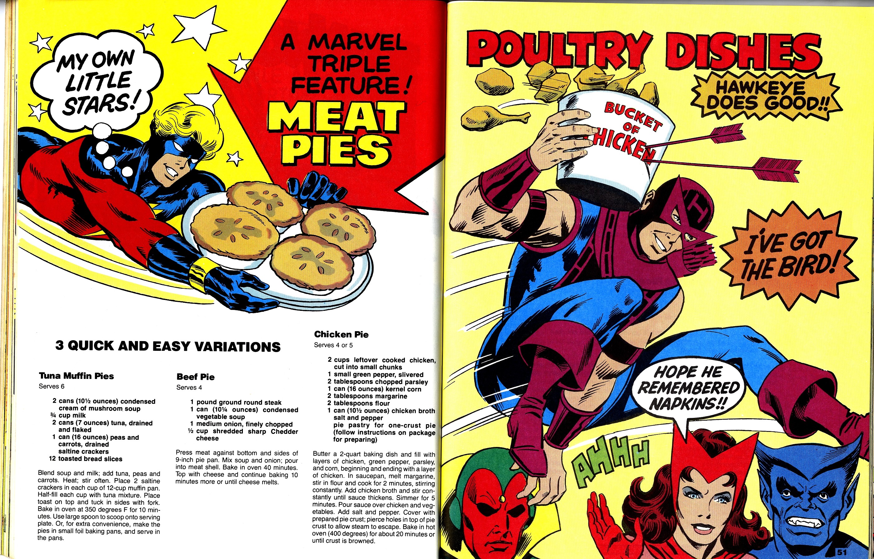 Read online The Mighty Marvel Superheroes' Cookbook comic -  Issue # Full - 27