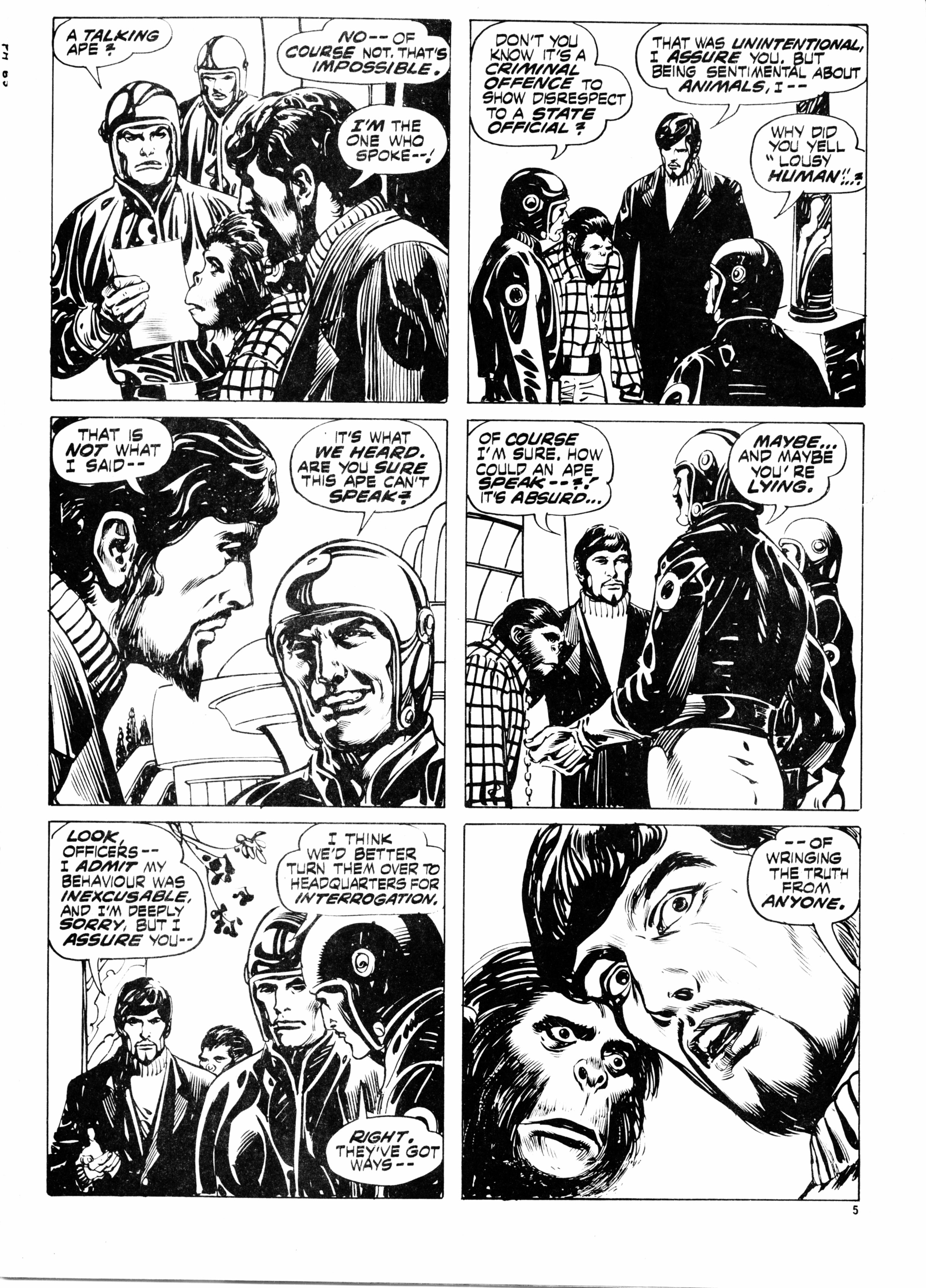Read online Planet of the Apes (1974) comic -  Issue #65 - 5