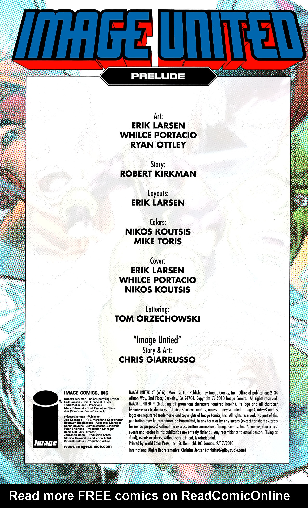 Read online Image United comic -  Issue #0 - 2