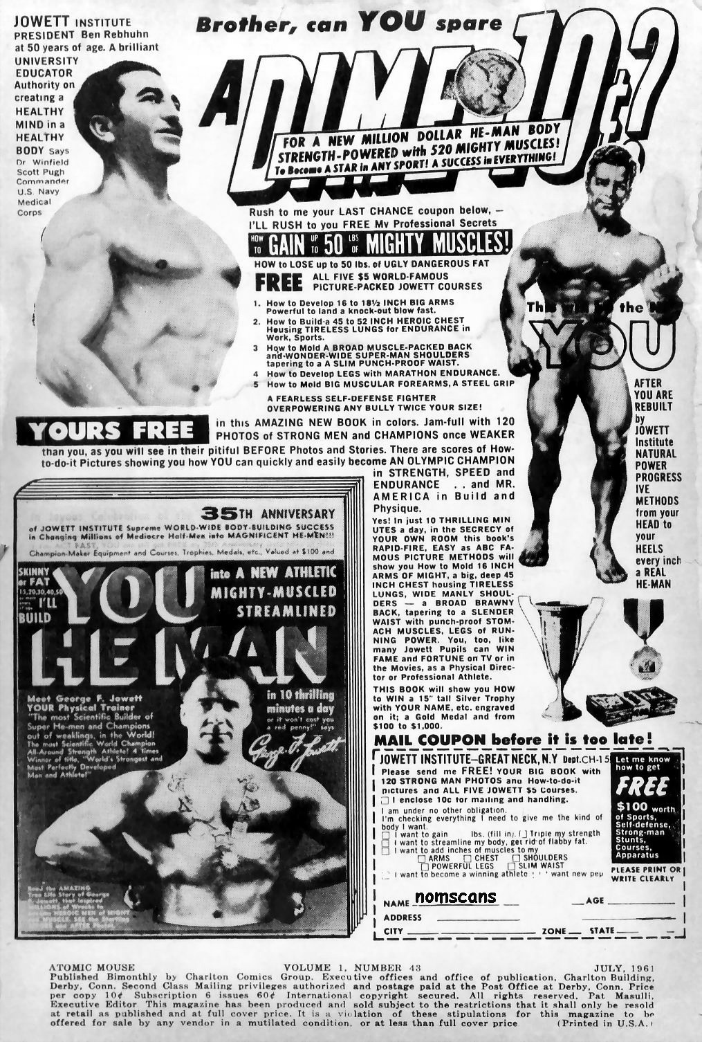 Read online Atomic Mouse comic -  Issue #43 - 2