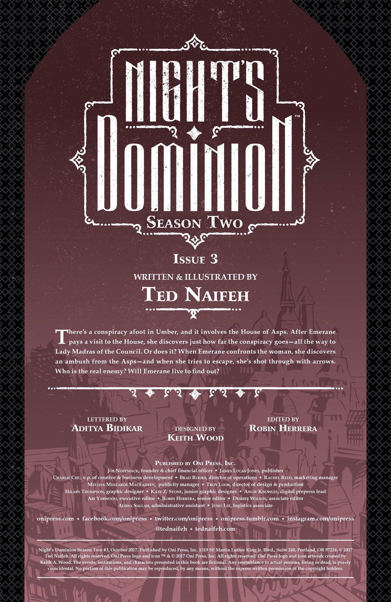 Read online Night's Dominion Season Two comic -  Issue #3 - 2