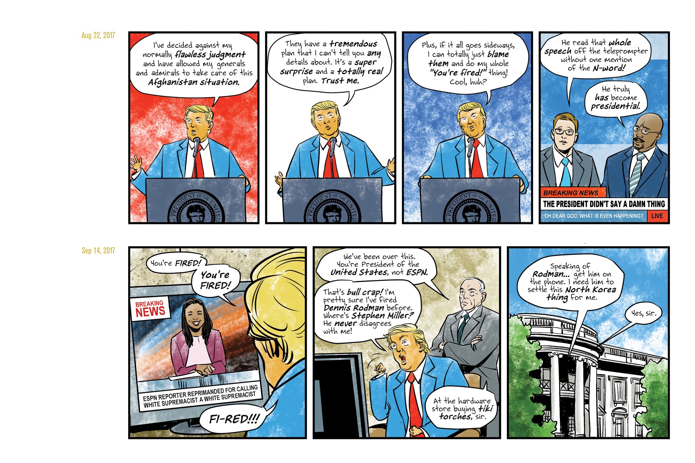 Read online Lil' Donnie: Executive Privilege comic -  Issue # TPB - 50