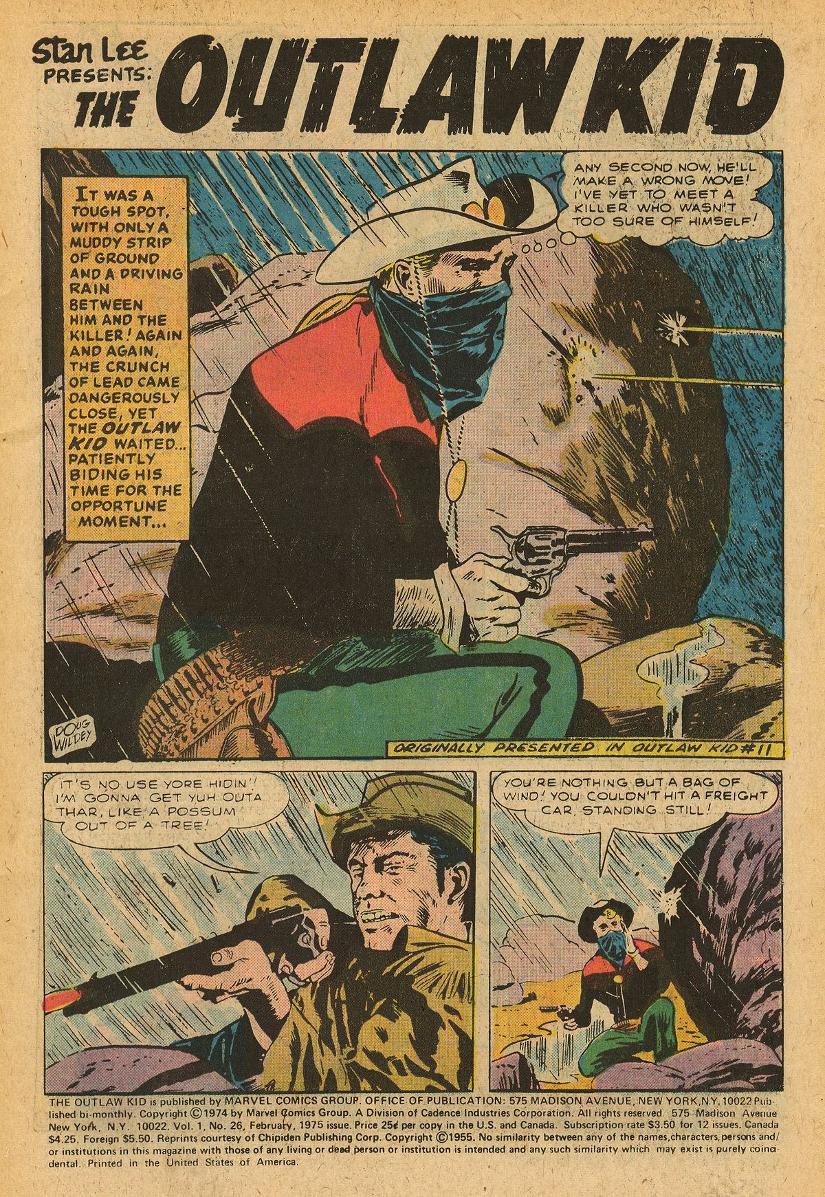 Read online The Outlaw Kid (1970) comic -  Issue #26 - 3