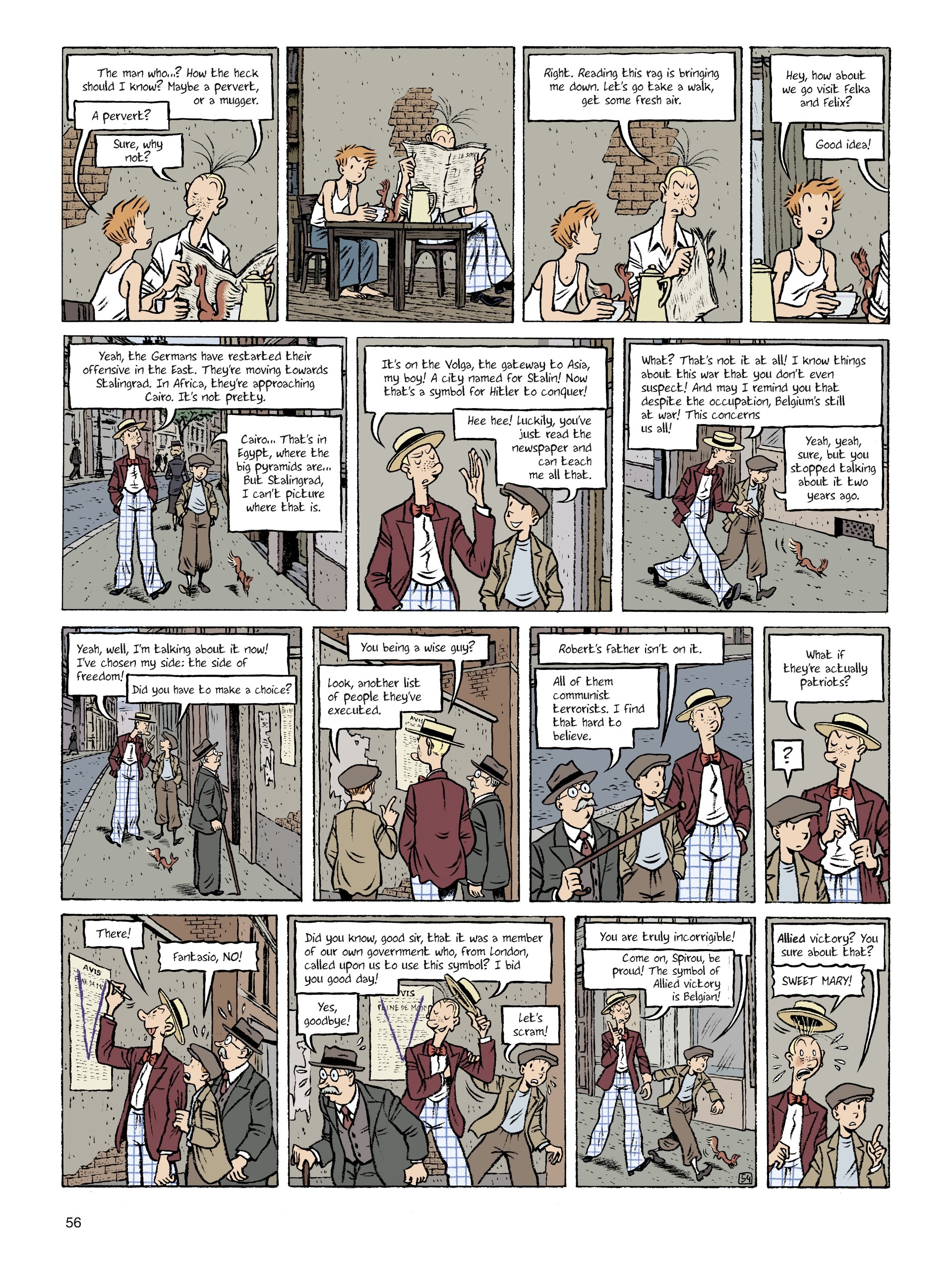 Read online Spirou: Hope Against All Odds comic -  Issue #2 - 56