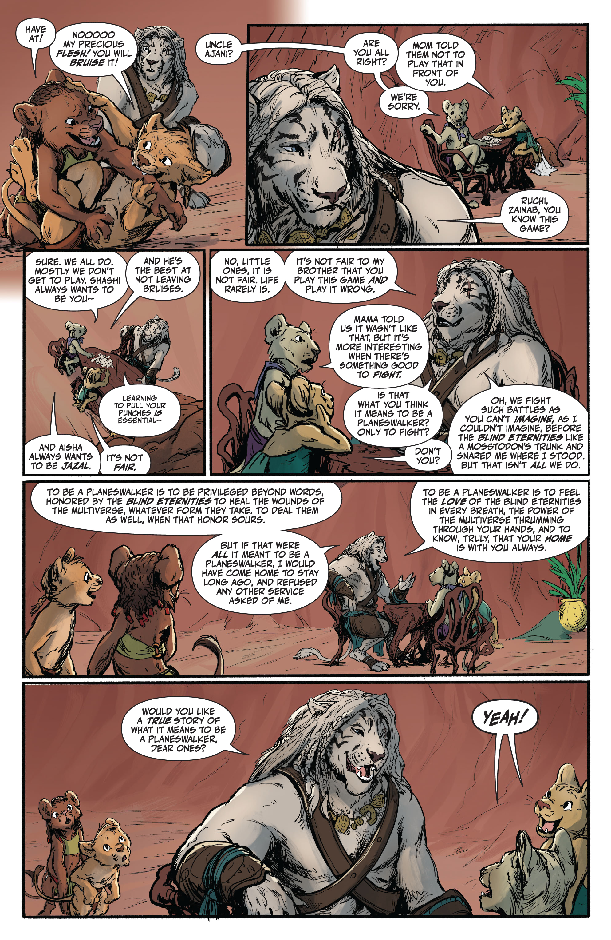 Read online Magic: Ajani Goldmane comic -  Issue #1 - 5