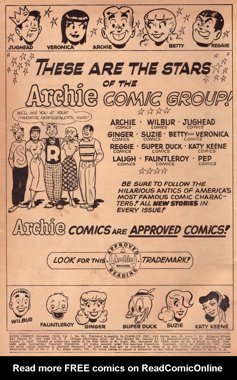 Read online Suzie Comics comic -  Issue #90 - 2