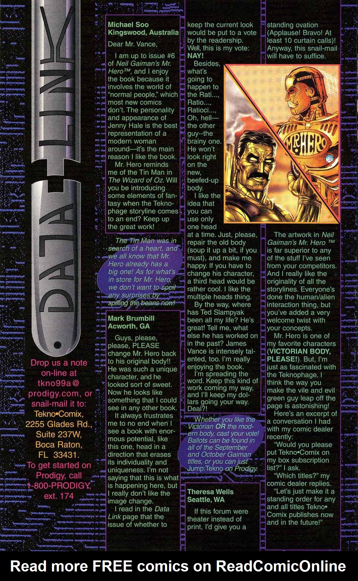 Read online Neil Gaiman's Mr. Hero - The Newmatic Man (1995) comic -  Issue #7 - 28