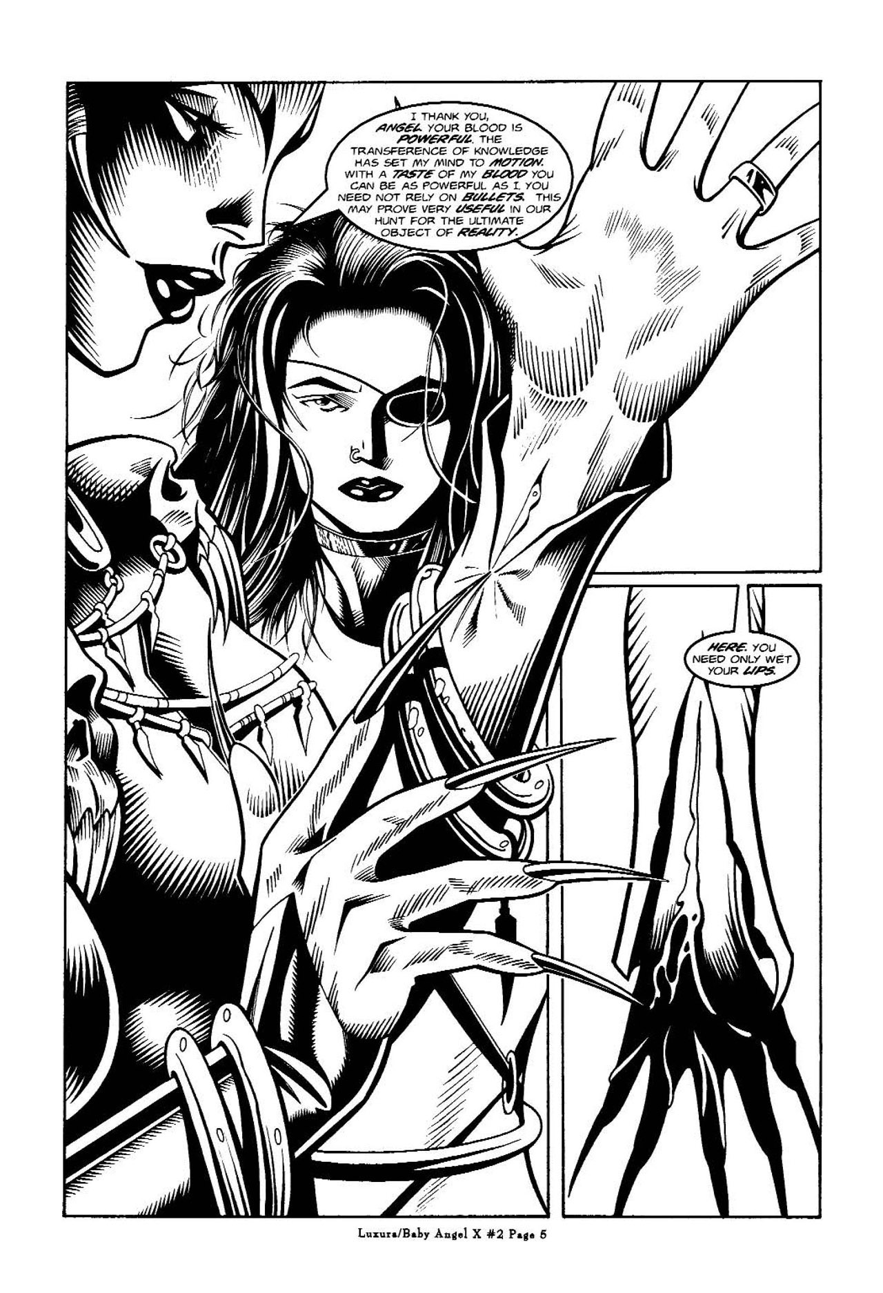 Read online Vampress Luxura / Baby Angel X comic -  Issue #2 - 7