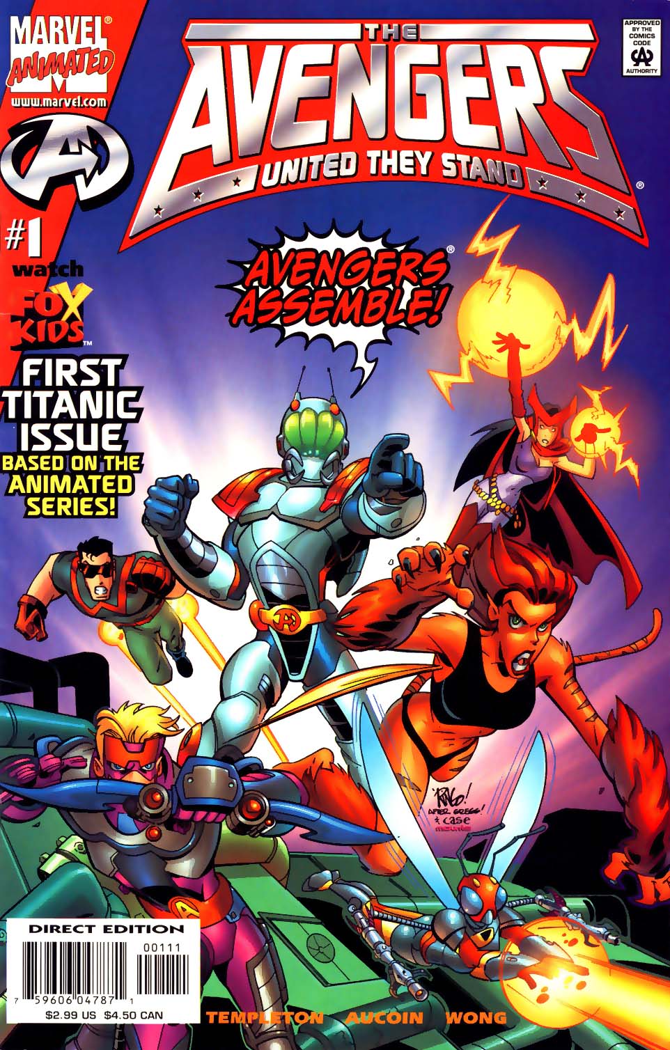 Read online Avengers United They Stand comic -  Issue #1 - 1