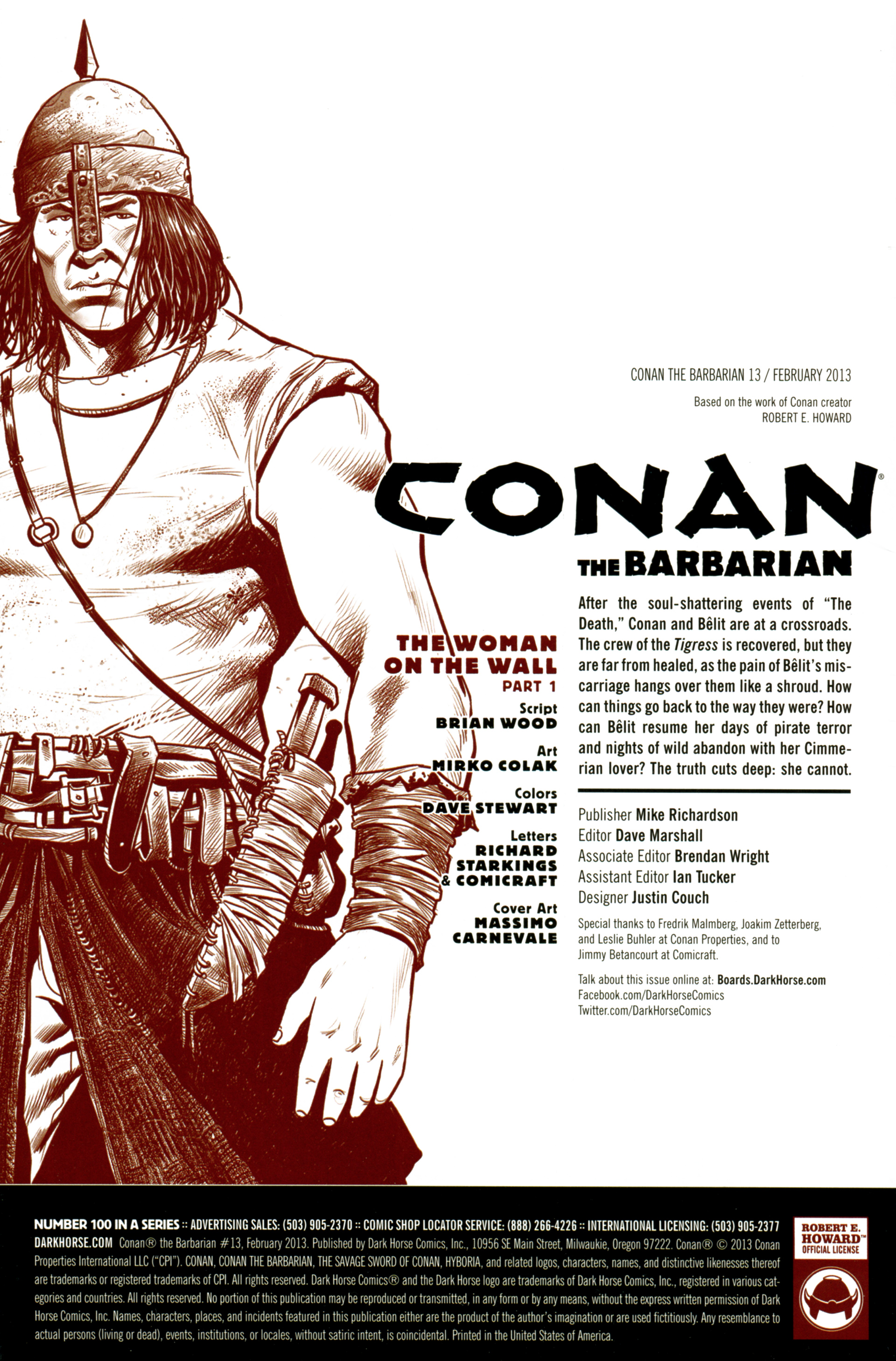 Read online Conan the Barbarian (2012) comic -  Issue #13 - 2