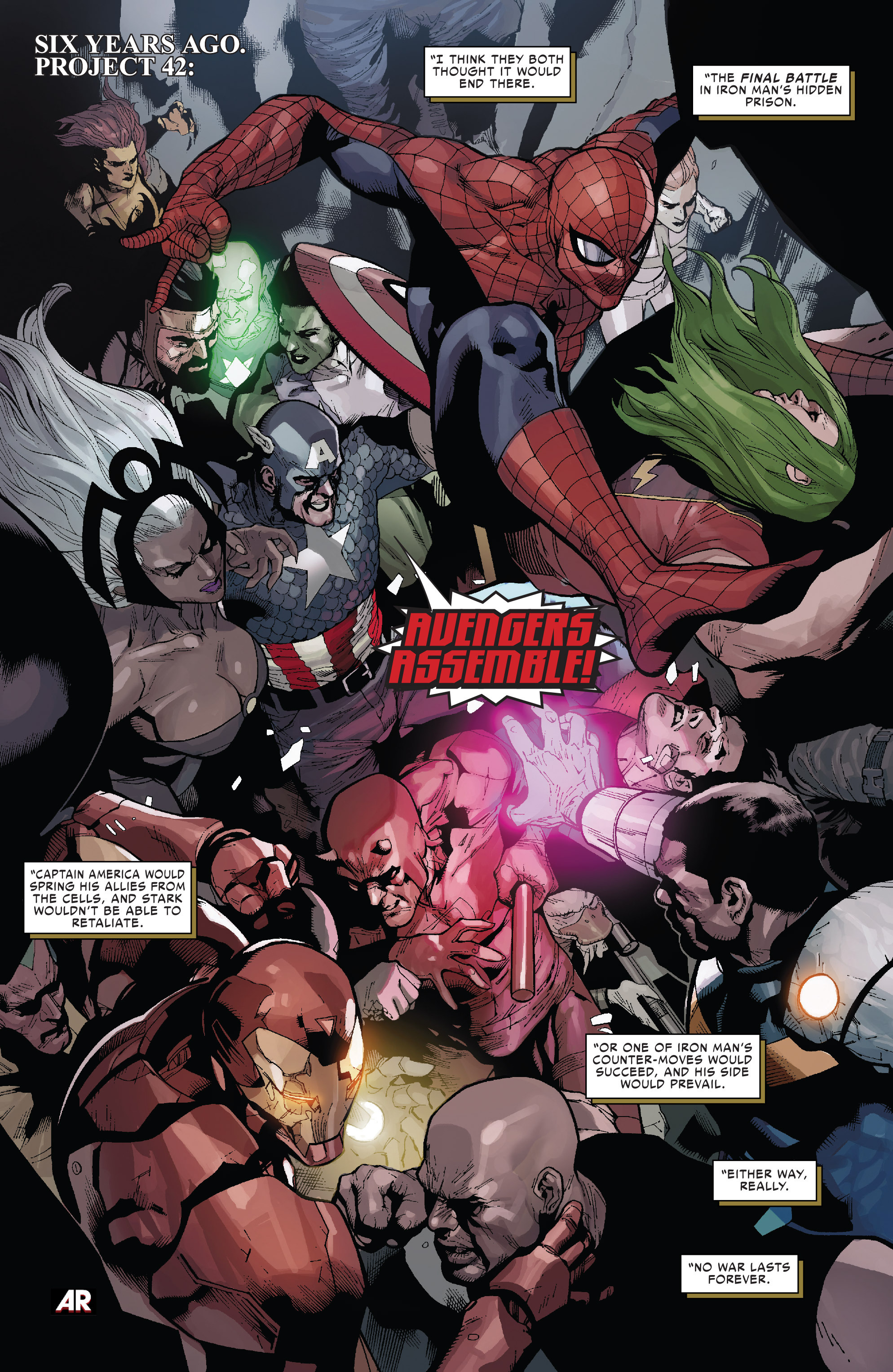 Read online Civil War (2015) comic -  Issue #1 - 12