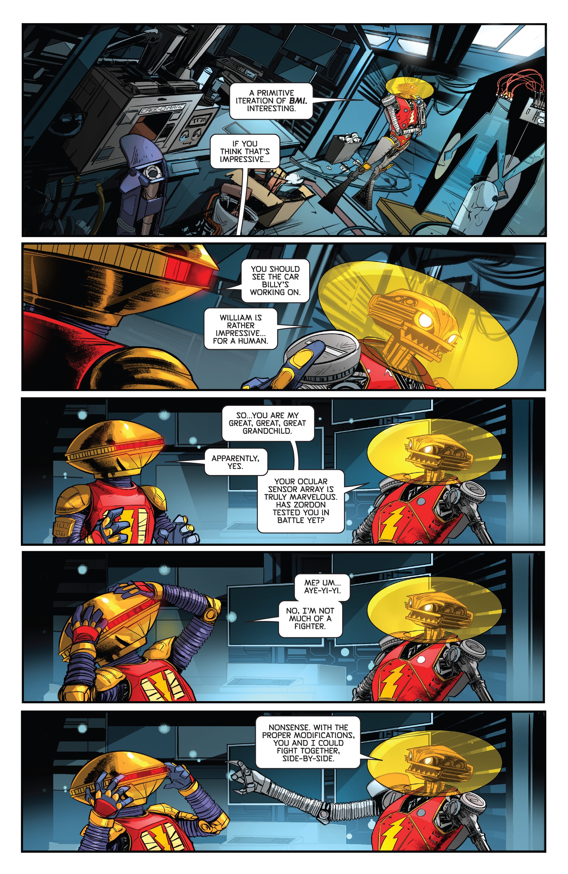 Read online Saban's Go Go Power Rangers comic -  Issue #18 - 21