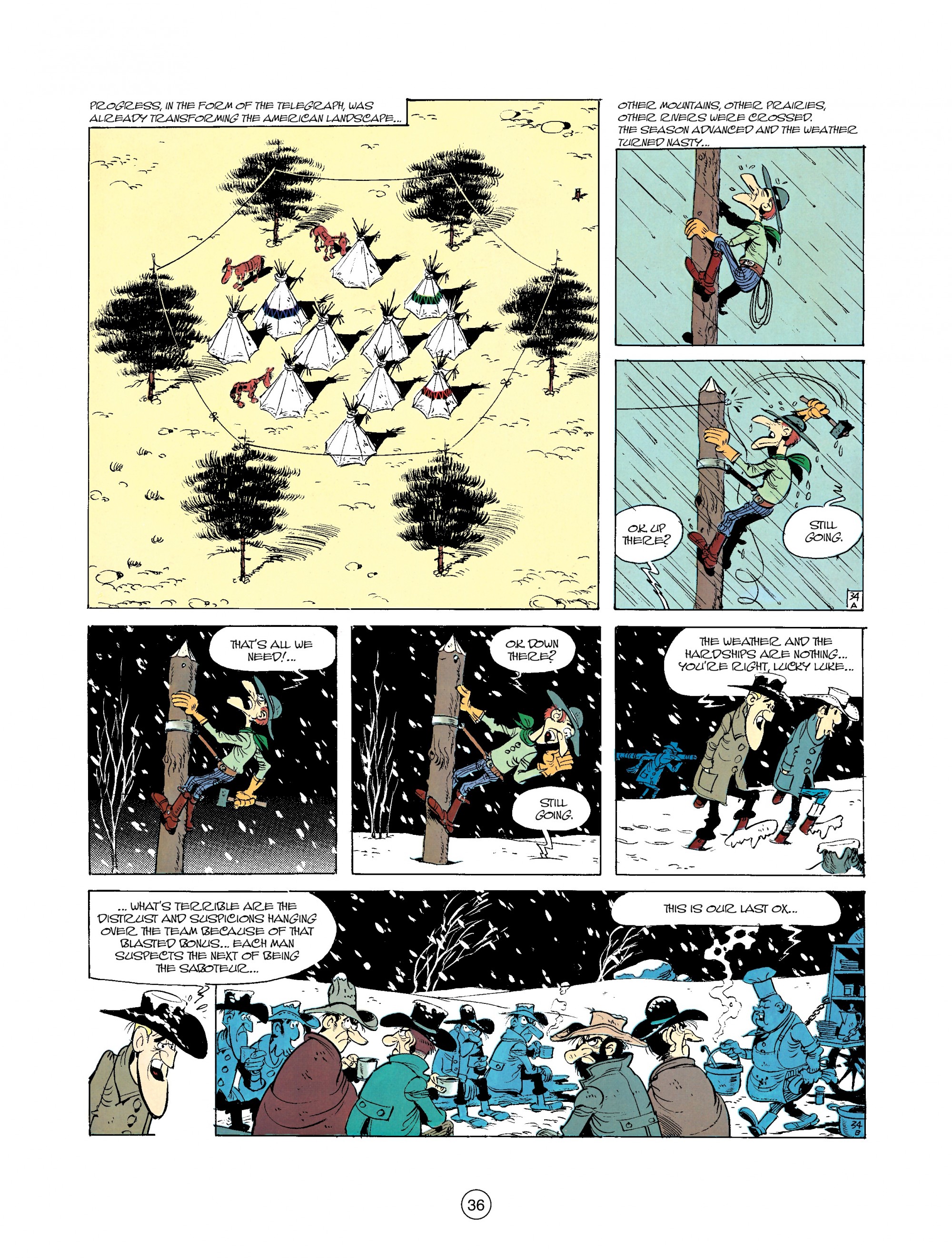 Read online A Lucky Luke Adventure comic -  Issue #35 - 36