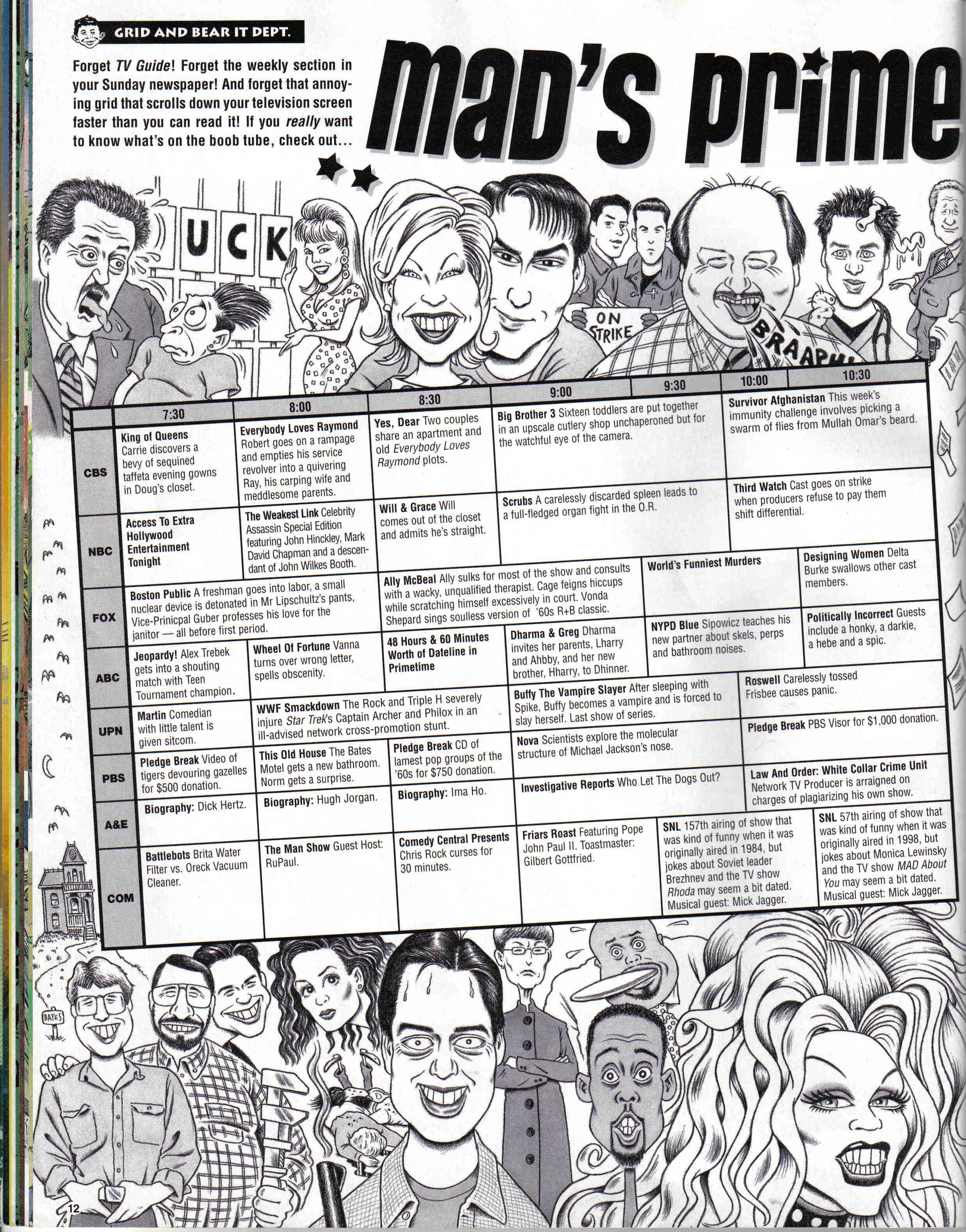 Read online MAD comic -  Issue #416 - 12