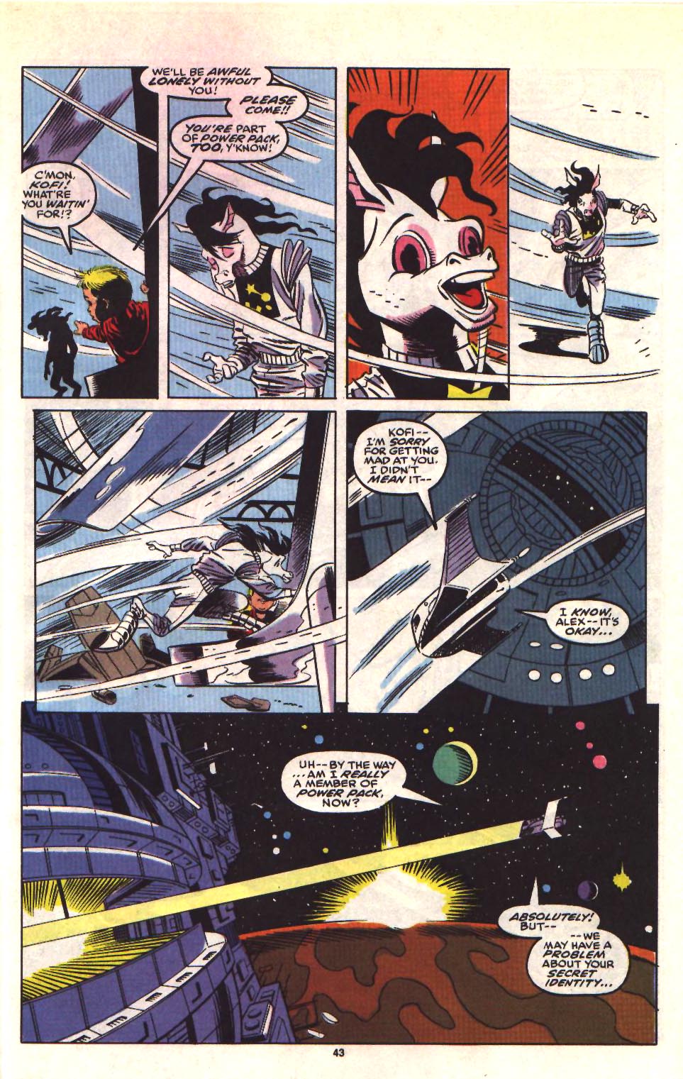 Read online Power Pack (1984) comic -  Issue #50 - 45