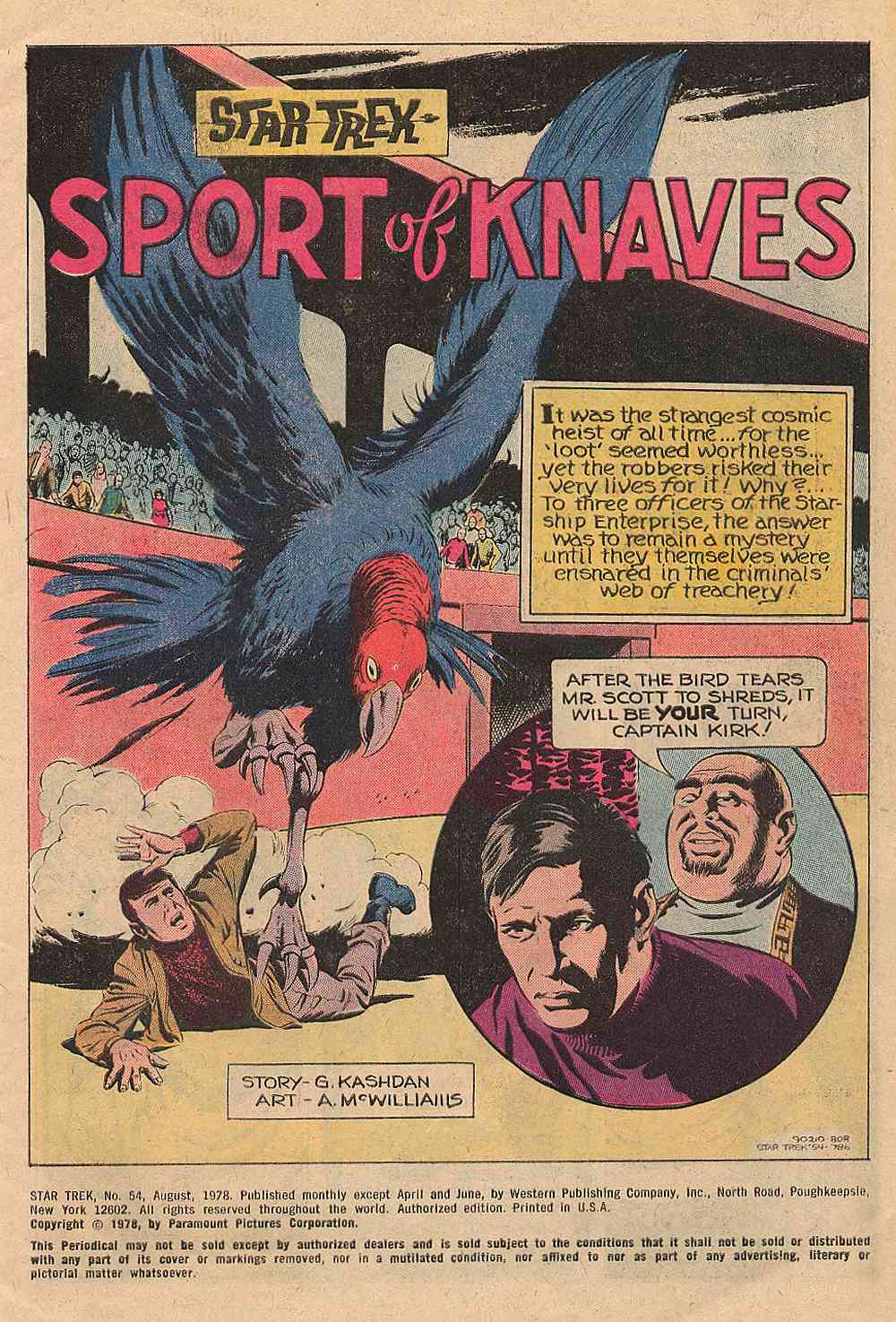 Read online Star Trek (1967) comic -  Issue #54 - 2