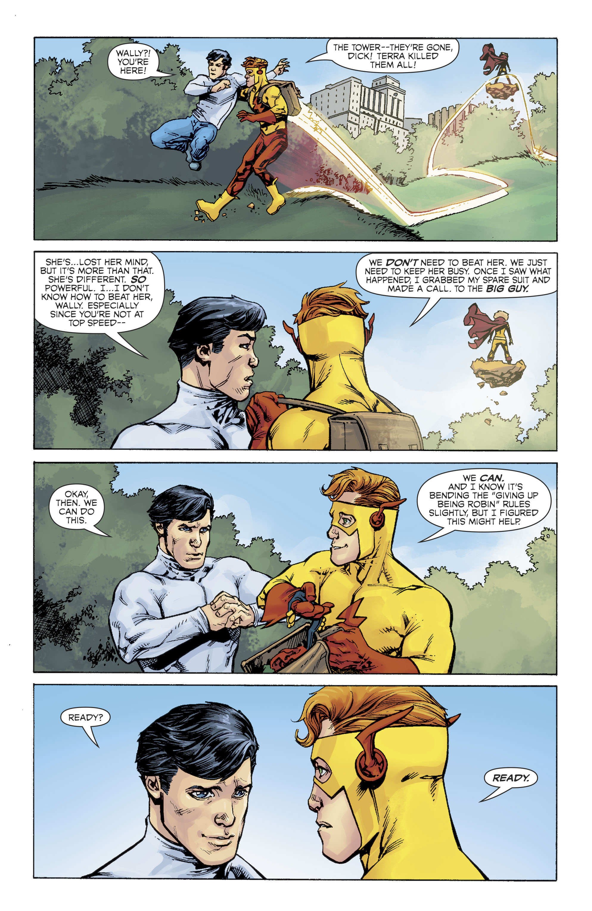 Read online Tales From the Dark Multiverse: Teen Titans: The Judas Contract comic -  Issue # Full - 32