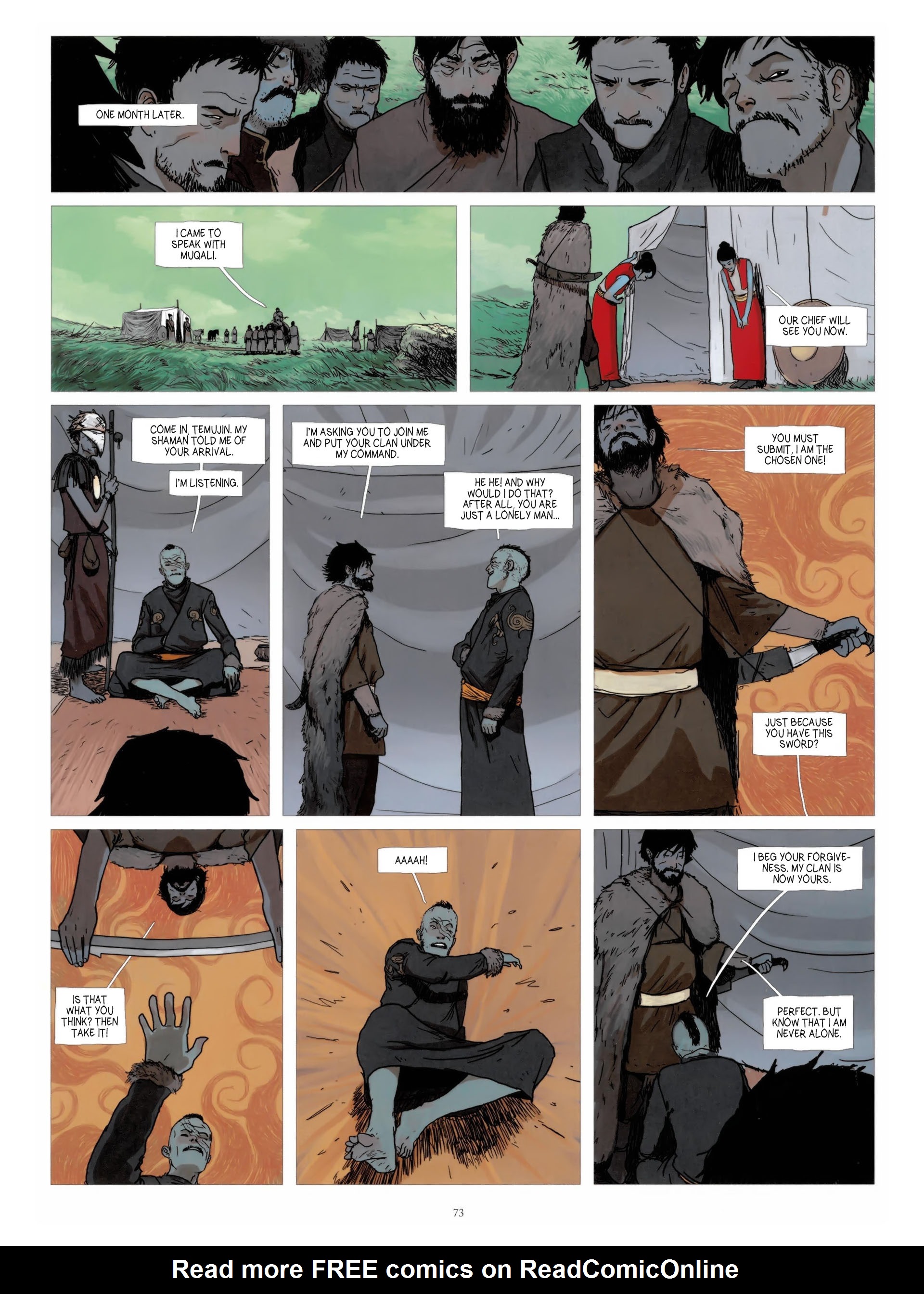 Read online Temujin comic -  Issue #1 - 75