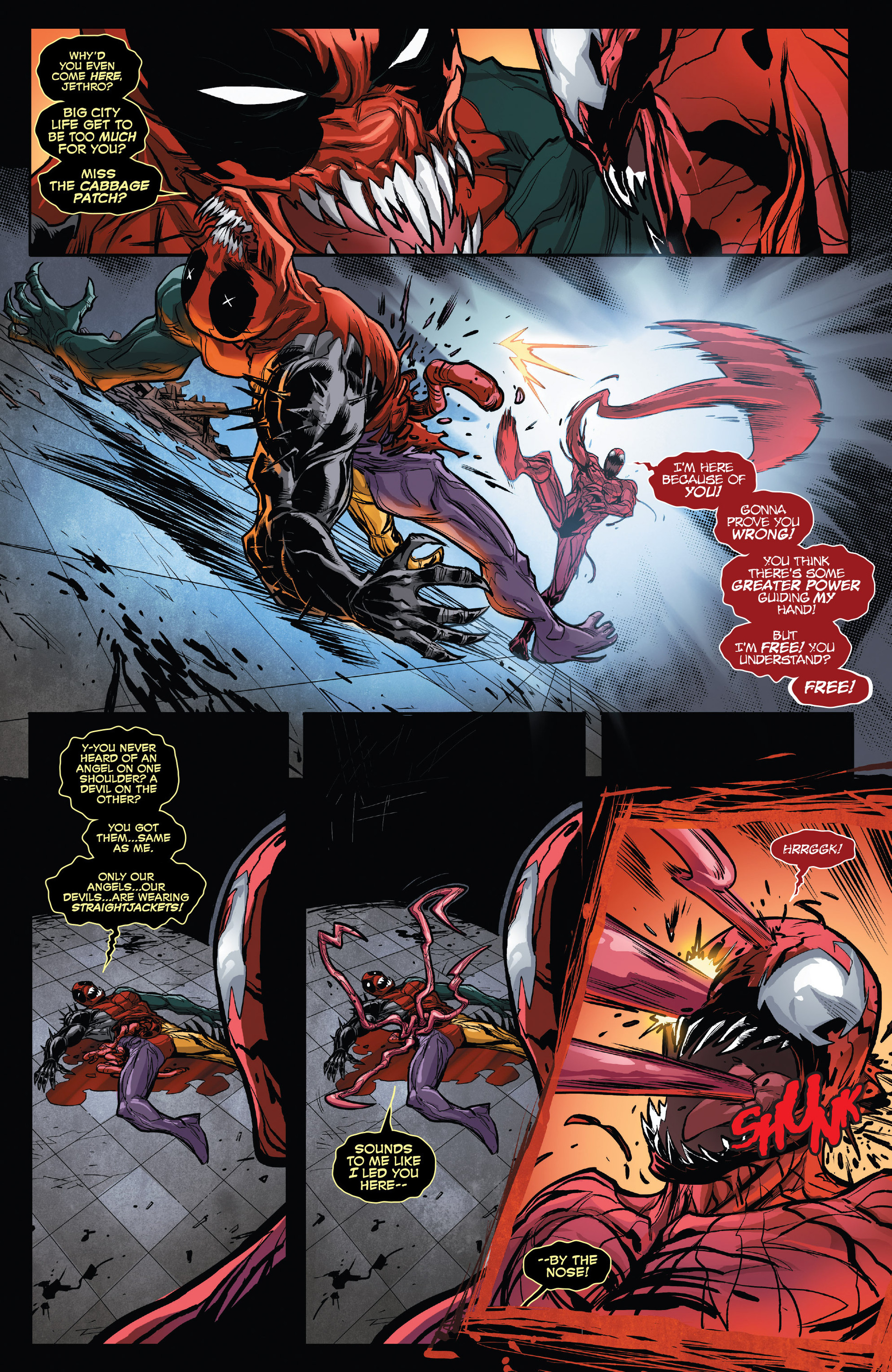 Deadpool vs Carnage Issue 4 reading comics