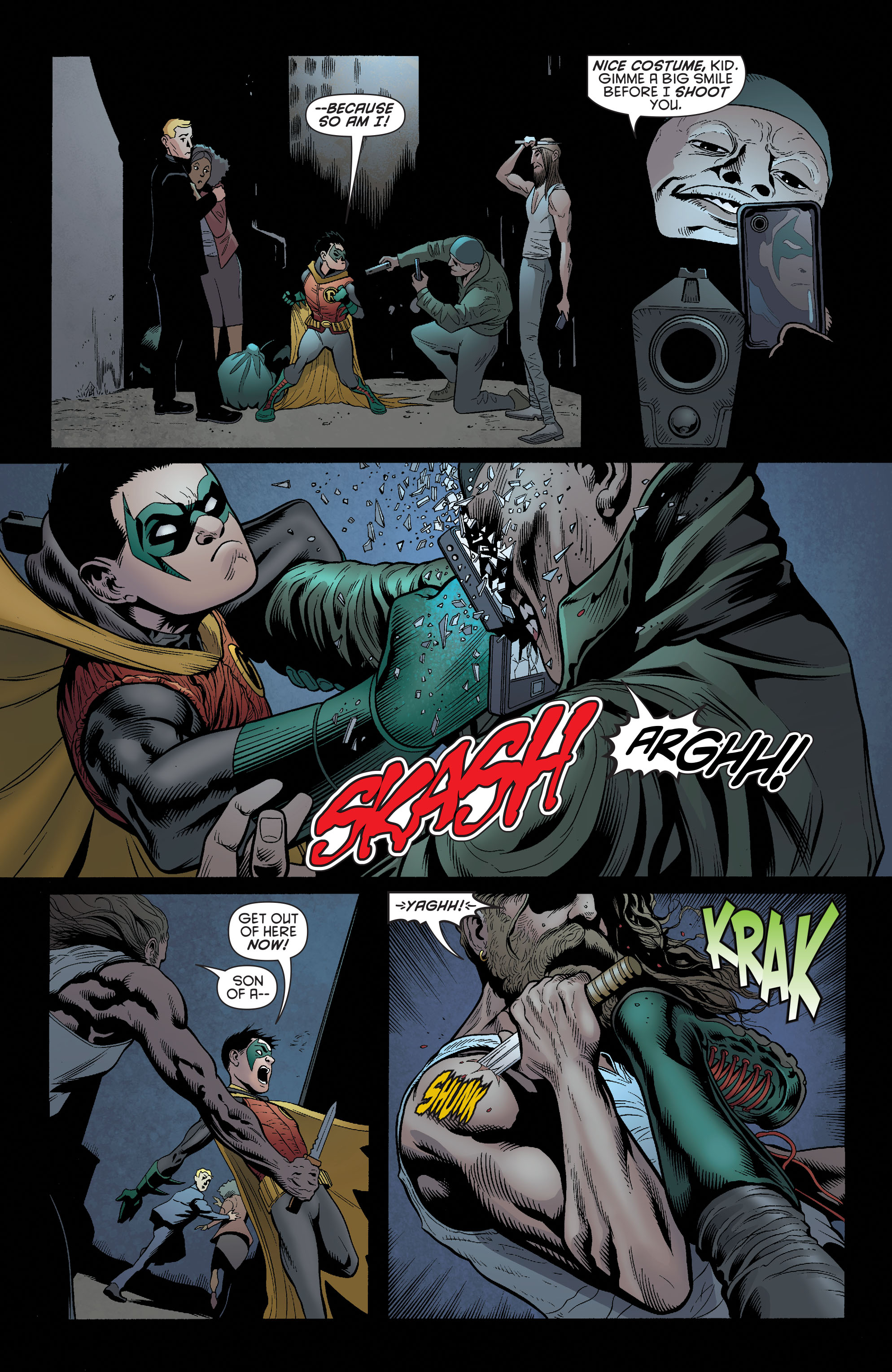 Read online Batman and Robin (2011) comic -  Issue # _Bad Blood (DC Essential Edition) (Part 1) - 56