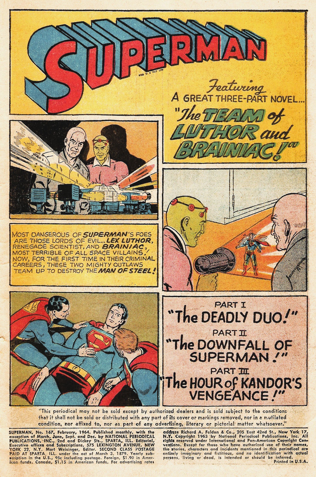 Read online Superman (1939) comic -  Issue #167 - 3