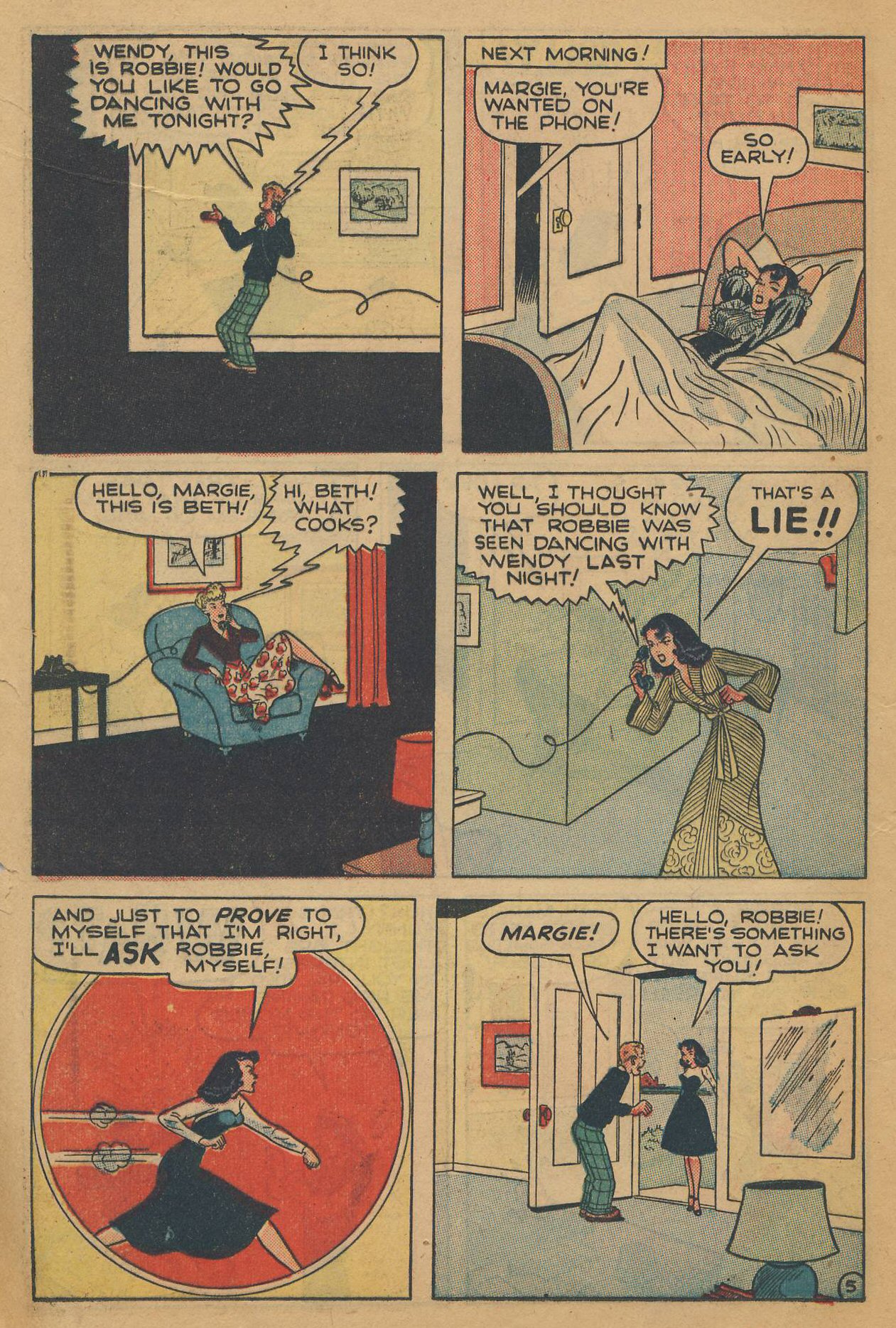 Read online Margie Comics comic -  Issue #47 - 16
