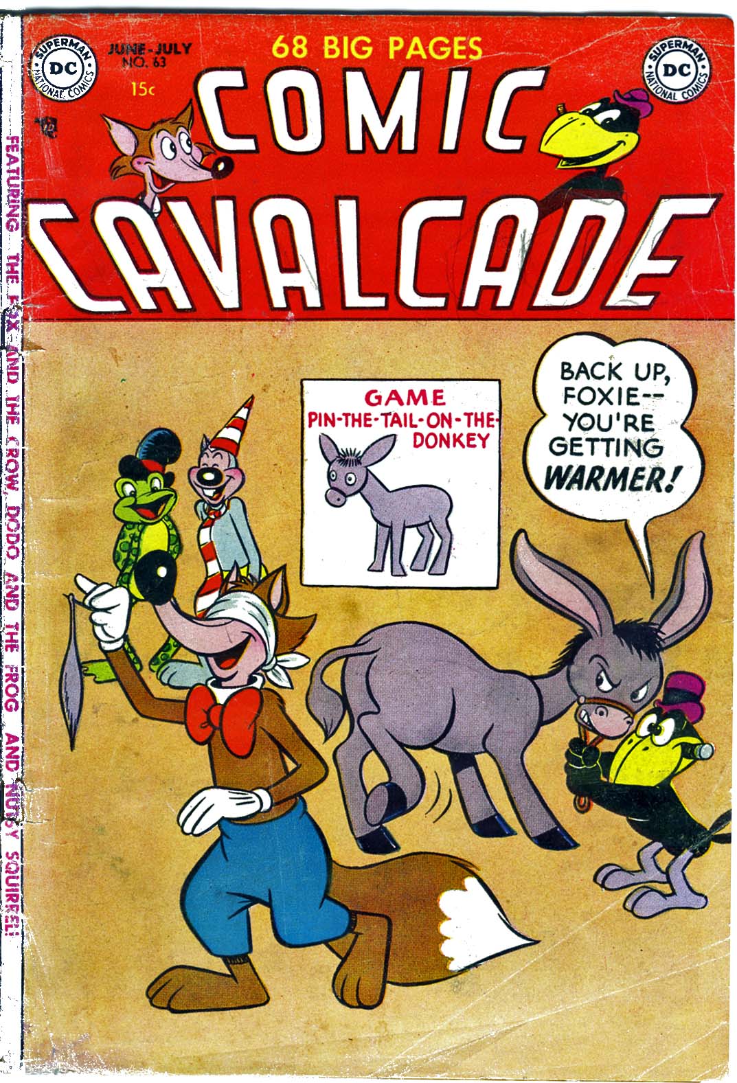 Read online Comic Cavalcade comic -  Issue #63 - 1