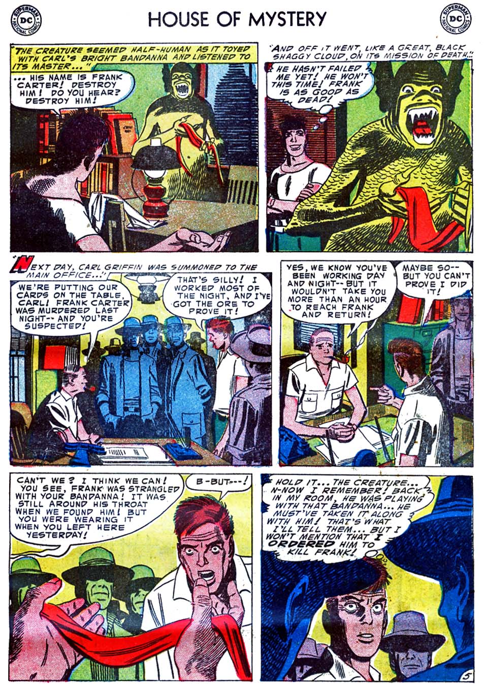 Read online House of Mystery (1951) comic -  Issue #31 - 15