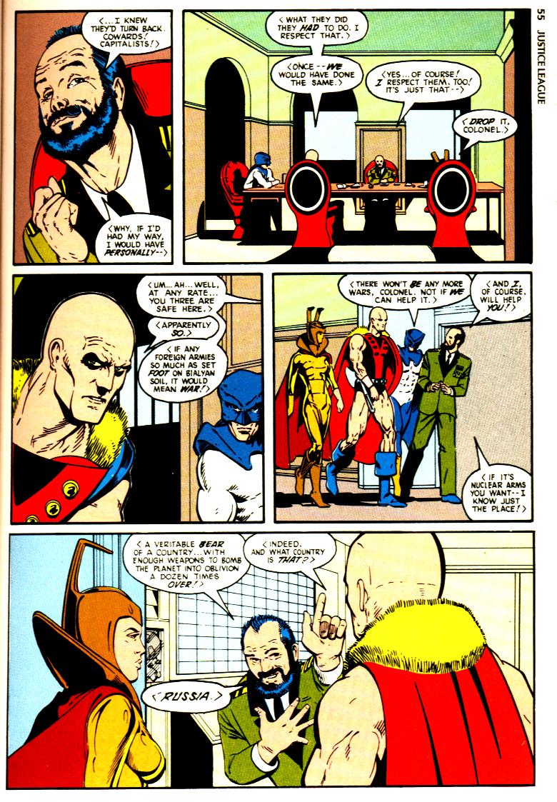 Read online Justice League International (1987) comic -  Issue #1-7 - A New Beginning - 56