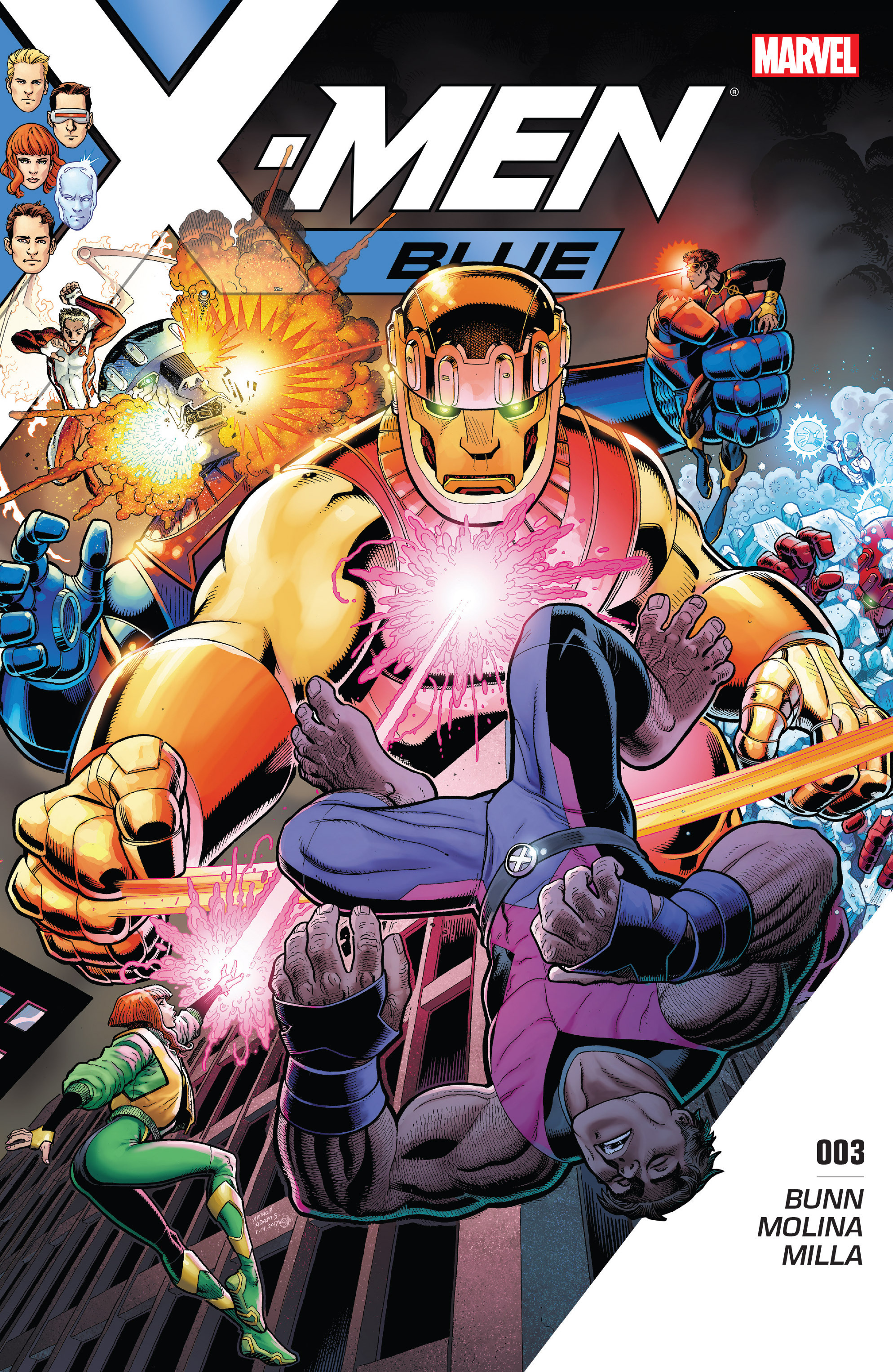 Read online X-Men: Blue comic -  Issue #3 - 1