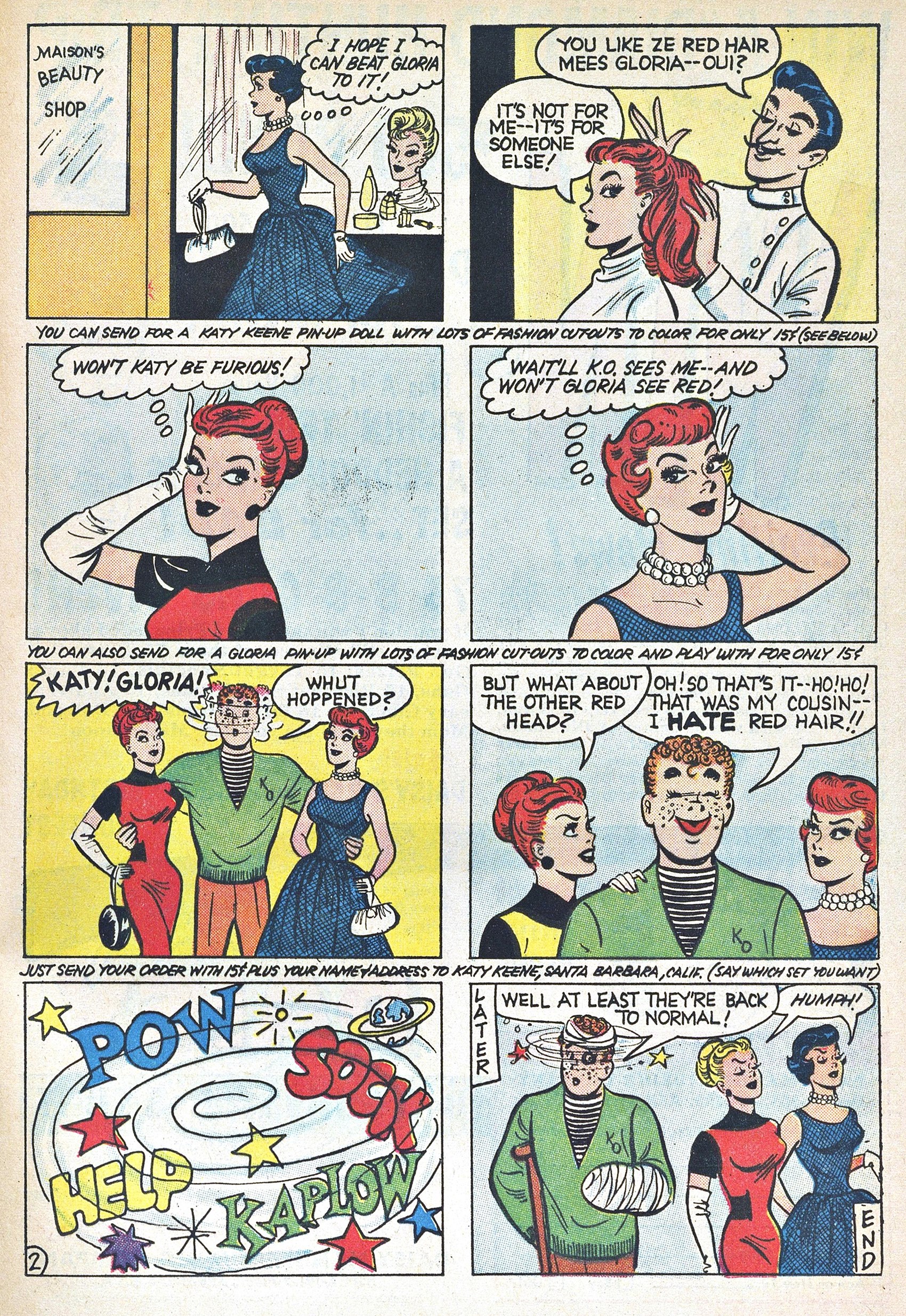 Read online Katy Keene (1949) comic -  Issue #61 - 33