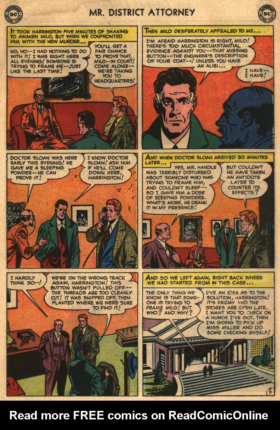 Read online Mr. District Attorney comic -  Issue #26 - 17